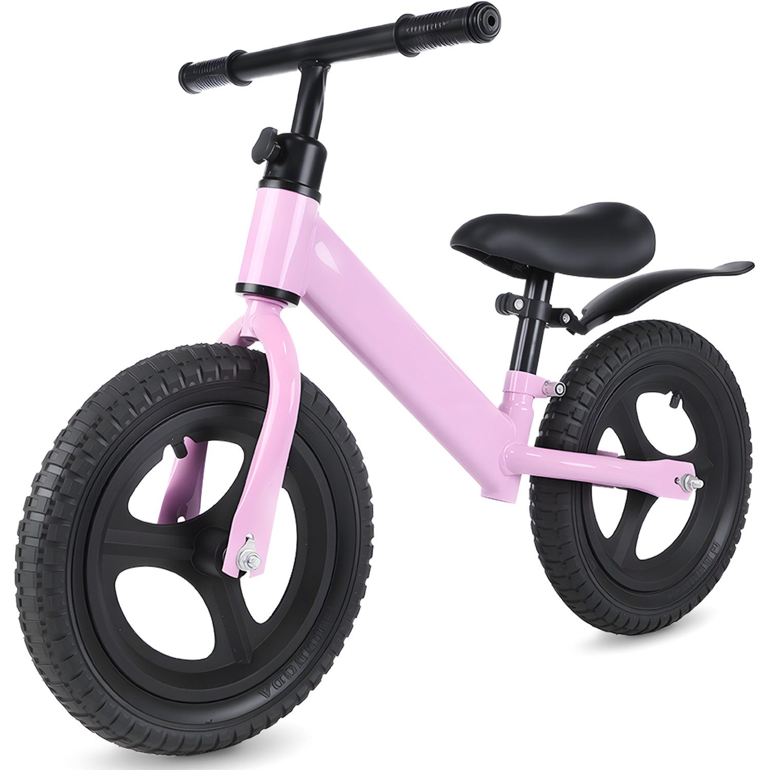 oyajia Fahrradlenker Fahrrad-Laufrad Lauflernrad, Kinderlaufrad, Rutscher, Balance Bike, (Stahlrahmen, 12-Zoll-EVA-Räder, maximales Gewicht 30 kg, Кермоlager), für 2-8 Jahre, Sattel höhenverstellbar