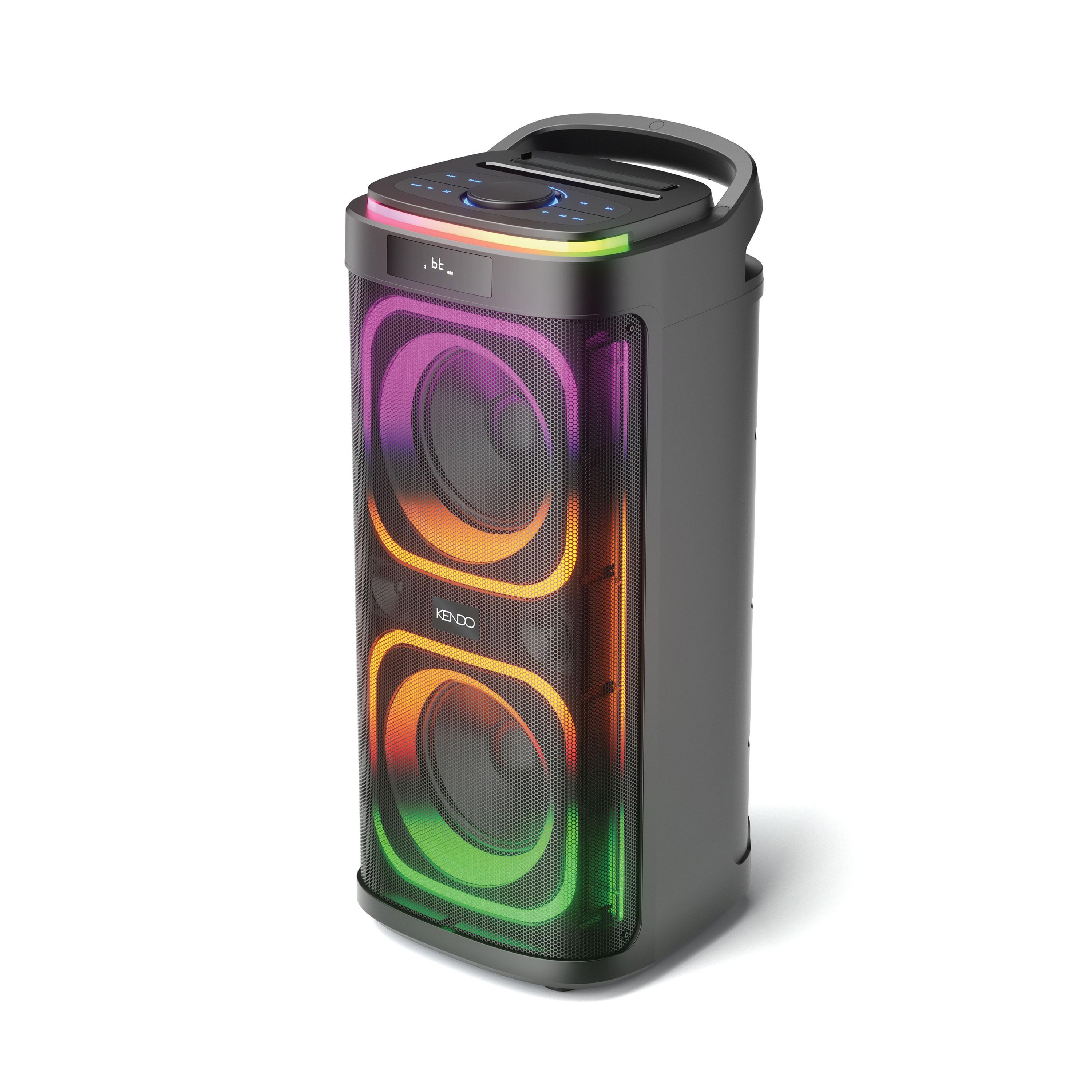 Kendo Partybox Club XL 25EX Lautsprecher (Leistungsstarker Partylautsprecher mit LED-Display)