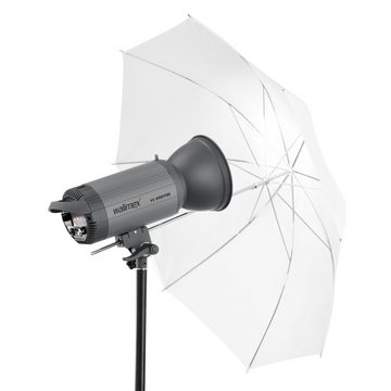 Walimex Pro Durchlichtschirm 2in1 Reflex-& Durchlichtschirm weiß, 109cm