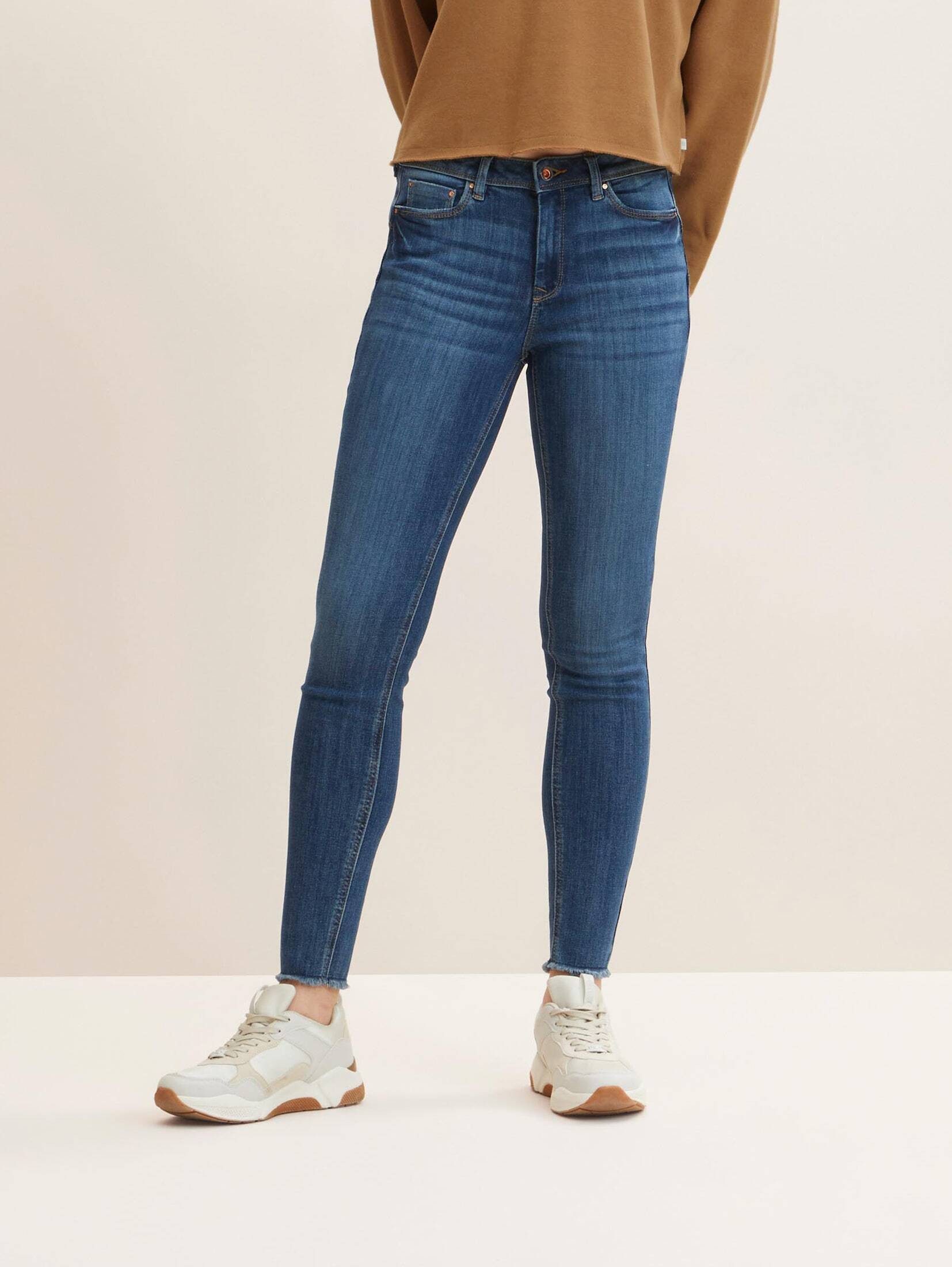 TOM TAILOR Denim Skinny-fit-Jeans Jeanshosen TTJONA EXTRA SKINNY ANKLE Jean günstig online kaufen