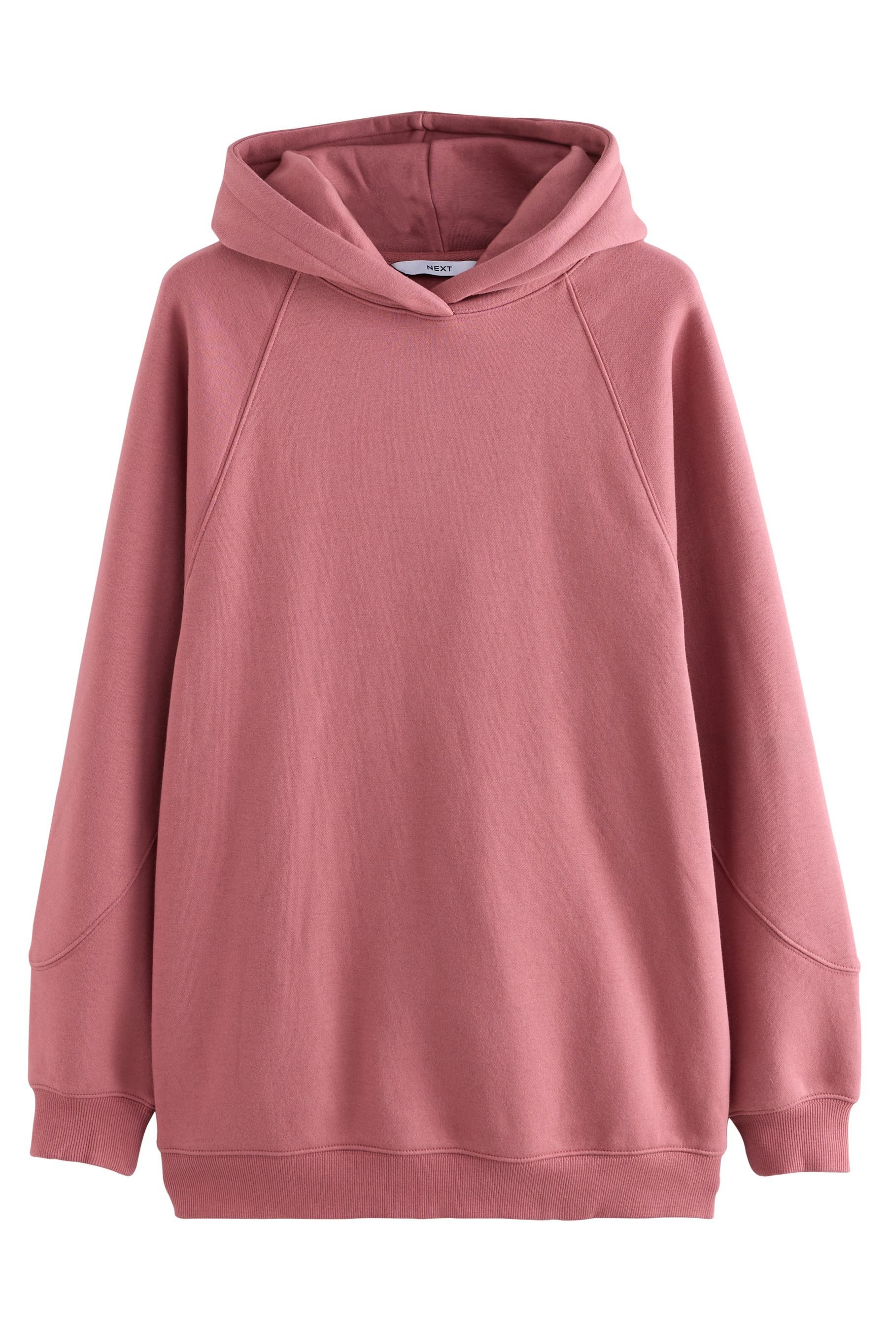 Next Kapuzenpullover Langes Oversized Relaxed Fit Hoodie mit Ziernähten (1- günstig online kaufen