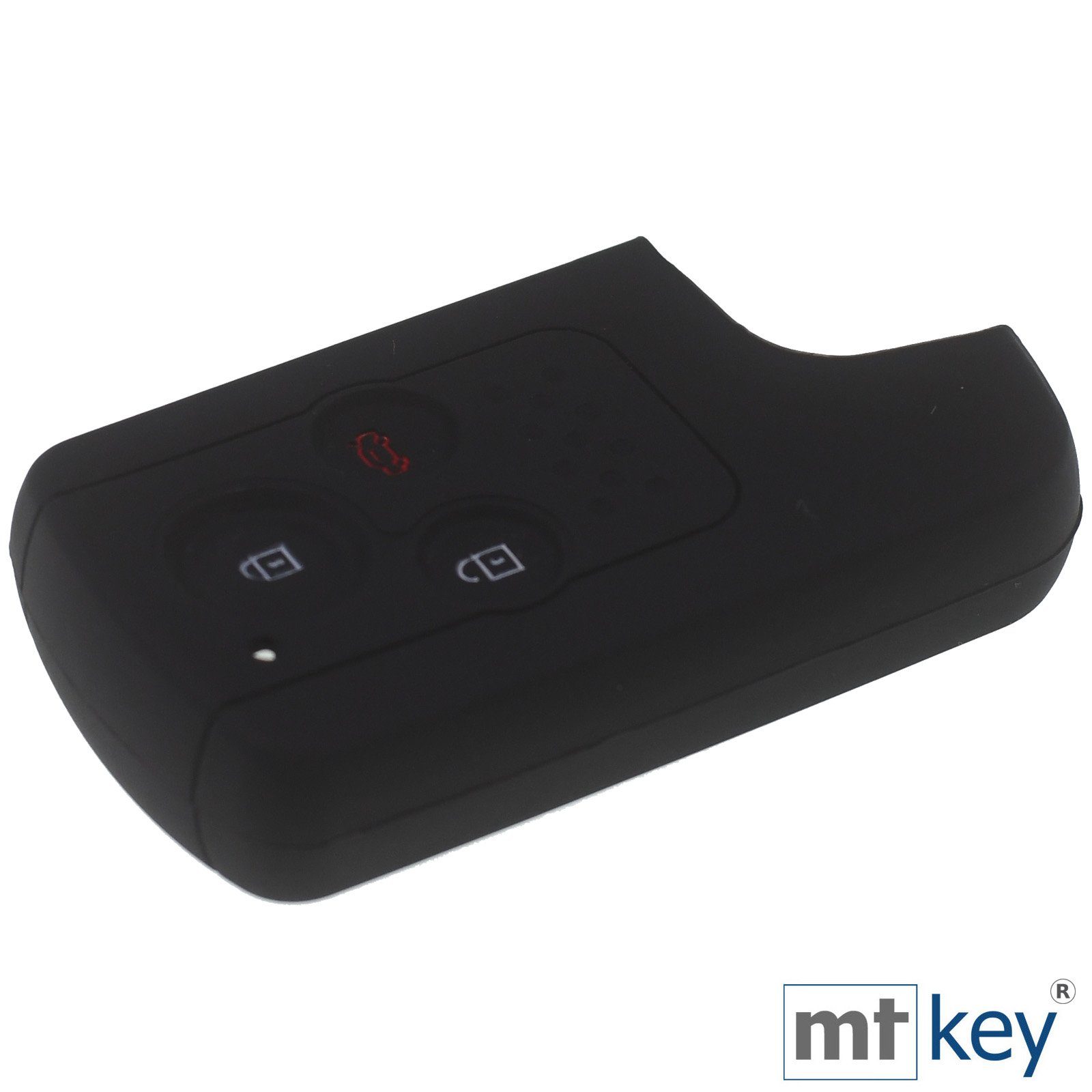 mt-key Schlüsseltasche Autoschlüssel Silikon Schwarz, Tasten Schutzhülle CR-Z Accord 3 Insight für Civic VIIII CR-V KEYLESS Softcase Honda