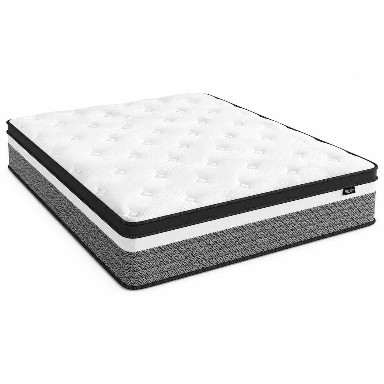 Taschenfederkernmatratze H3 – 7-Zonen orthopädische Matratze 180 x 200 cm, Bednew, 31 cm hoch, mit Comfort Memory-Schaum Schicht. Inklusive 101 Nächte Probeschlafen.
