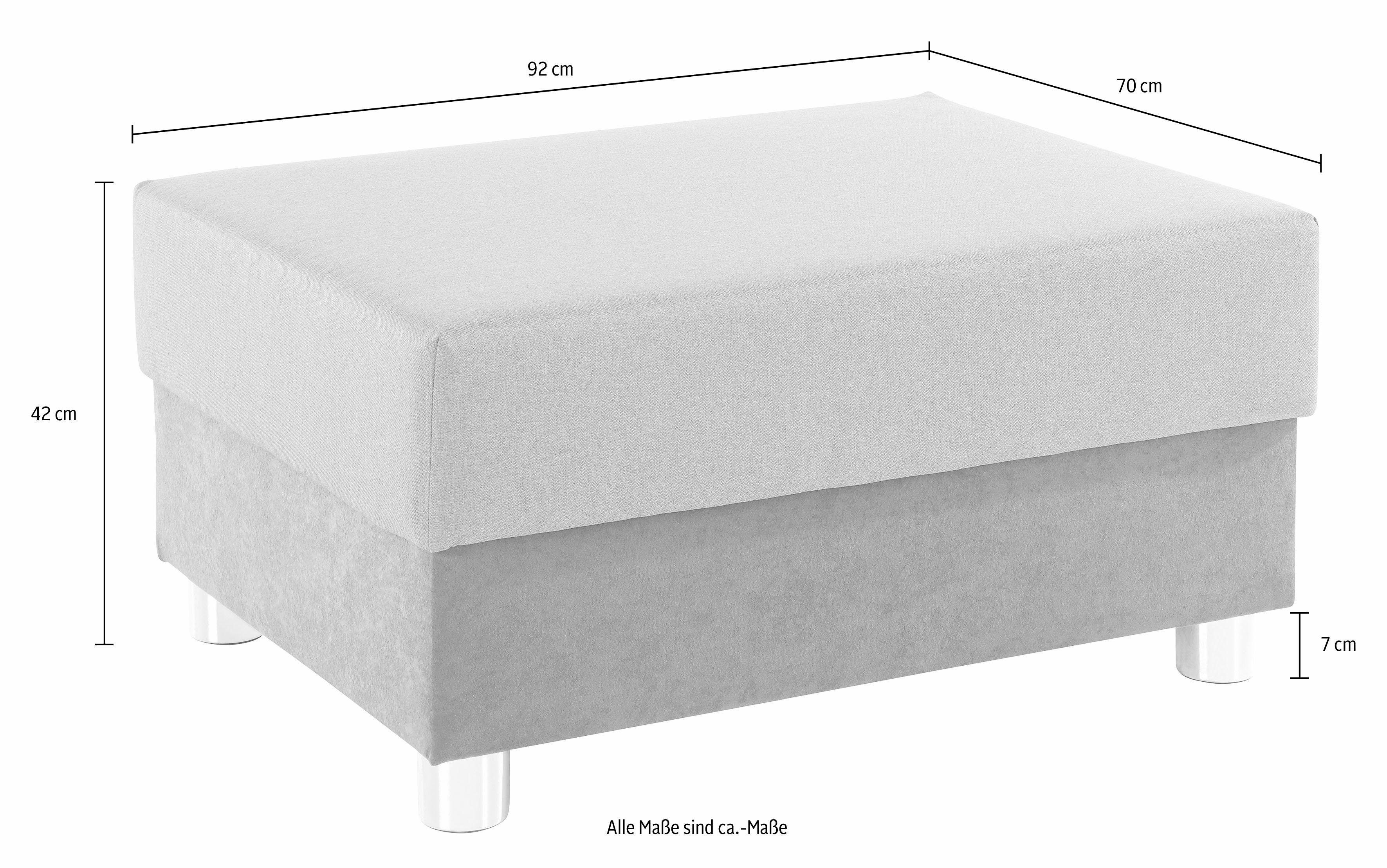 COLLECTION AB Hocker Paris, mit Federkern günstig online kaufen