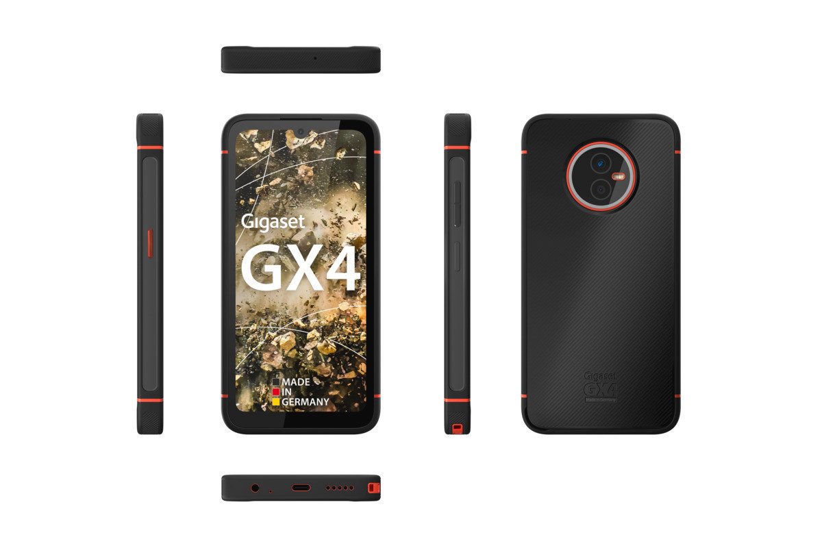 Gigaset GX4 PRO Smartphone (15,5 cm/6.1 Zoll, 128 GB Speicherplatz, 48 MP Kamera, NFC)