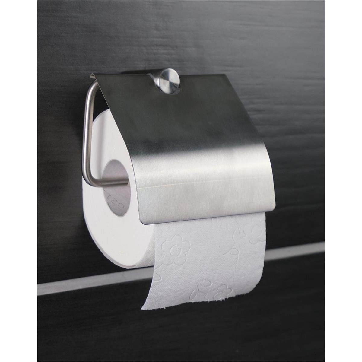 BOURGH Toiletten-Ersatzrollenhalter BOURGH Papierhalter mit Abdeckung / aus der Serie