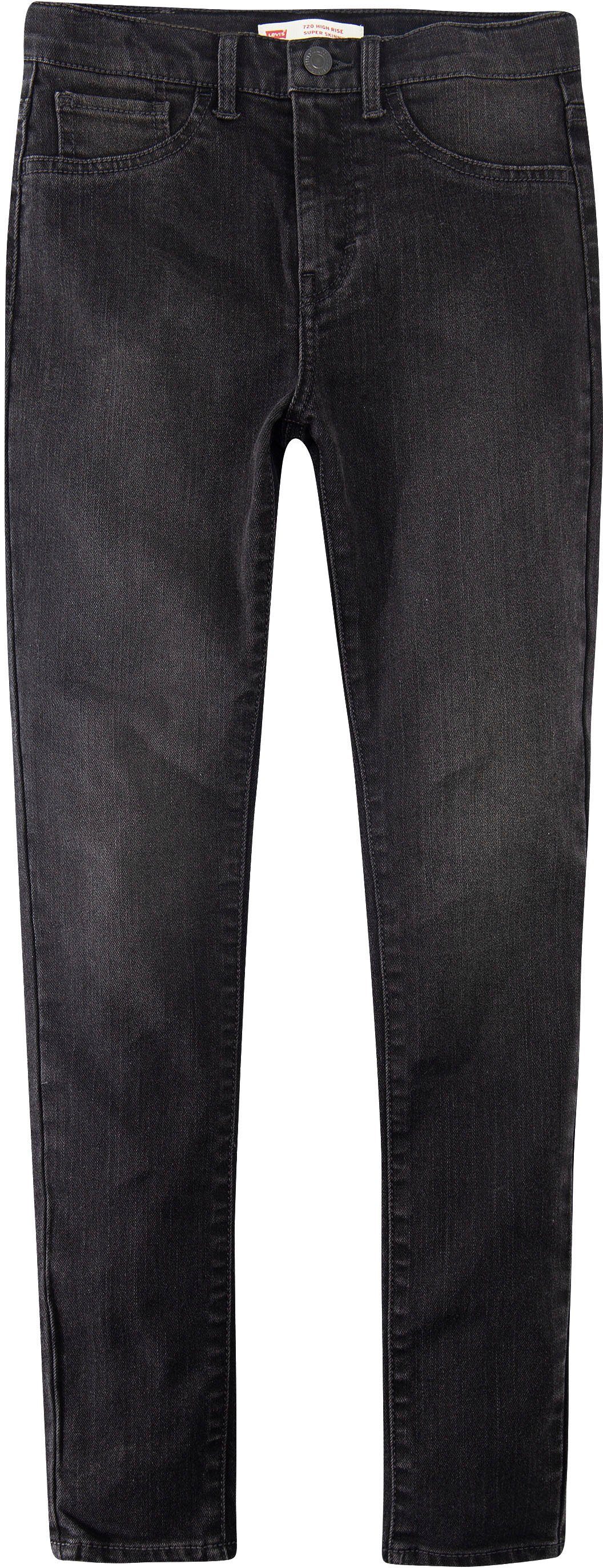 Zum niedrigsten Preis erhältlich HIGH Levi's® for SUPER 720™ RISE GIRLS (black) Stretch-Jeans aj Kids SKINNY