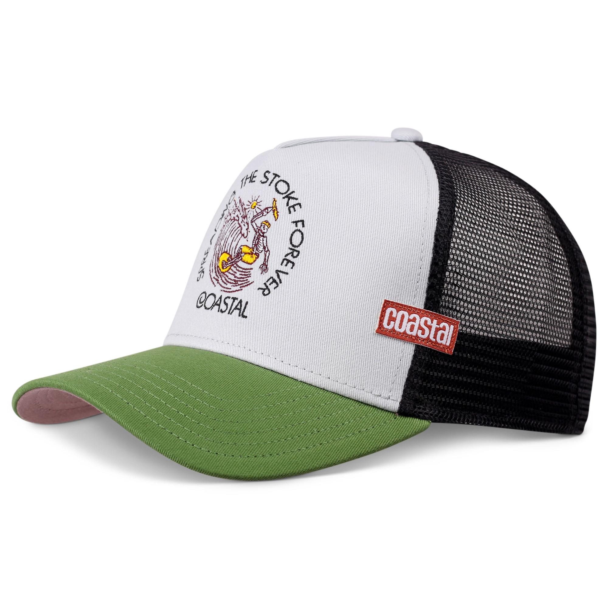 Coastal Trucker Cap Coastal HFT Stoke Forever Trucker Cap Grey/Green (Basec günstig online kaufen