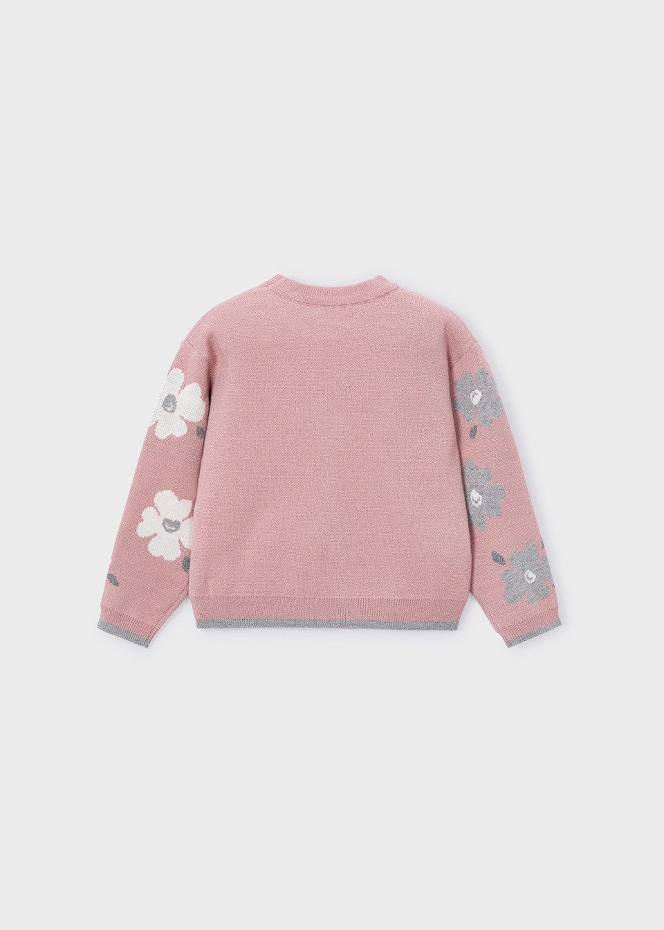 Mayoral Jacquardpullover Mädchen Pullover Jacquard mit Rundkragen (430385)