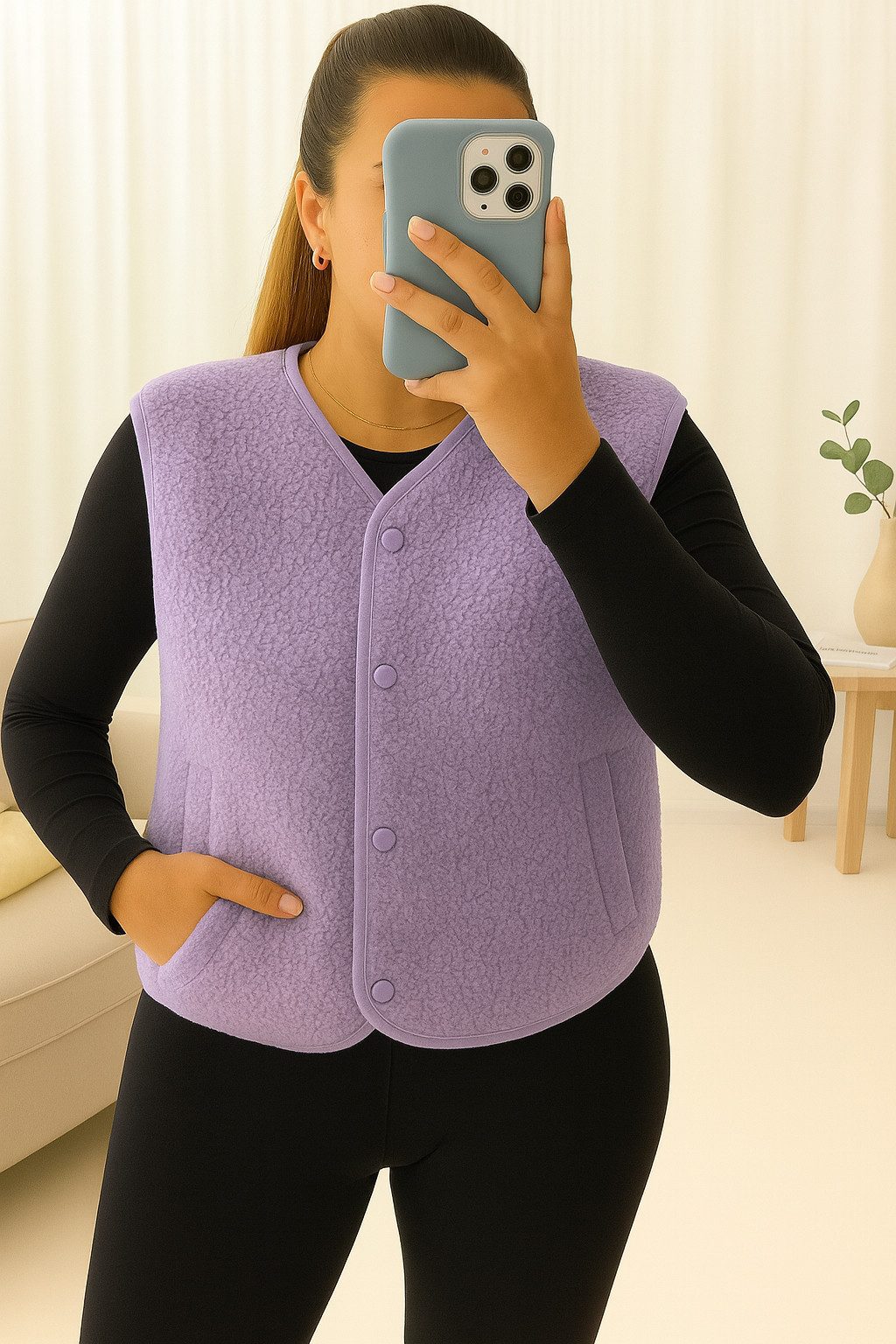 Worldclassca Fellimitatweste Worldclassca Teddy Weste Warm günstig online kaufen
