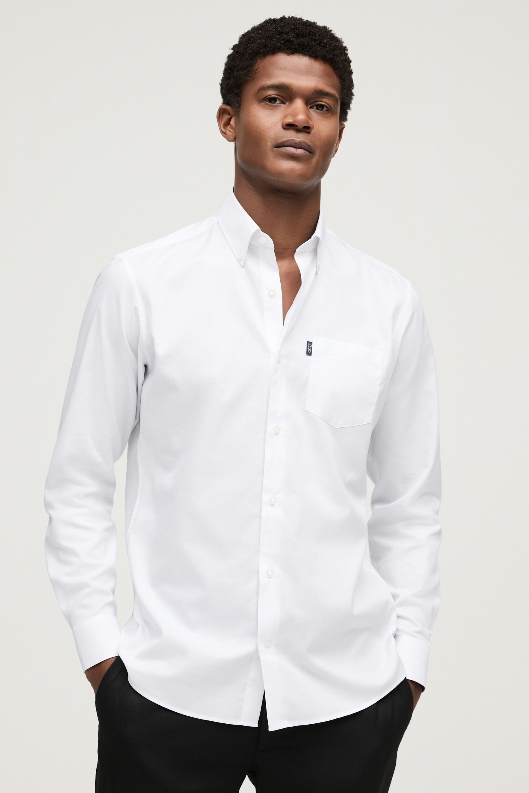 Next Businesshemd Pflegeleichtes Button-Down-Oxford-Hemd (1-tlg)