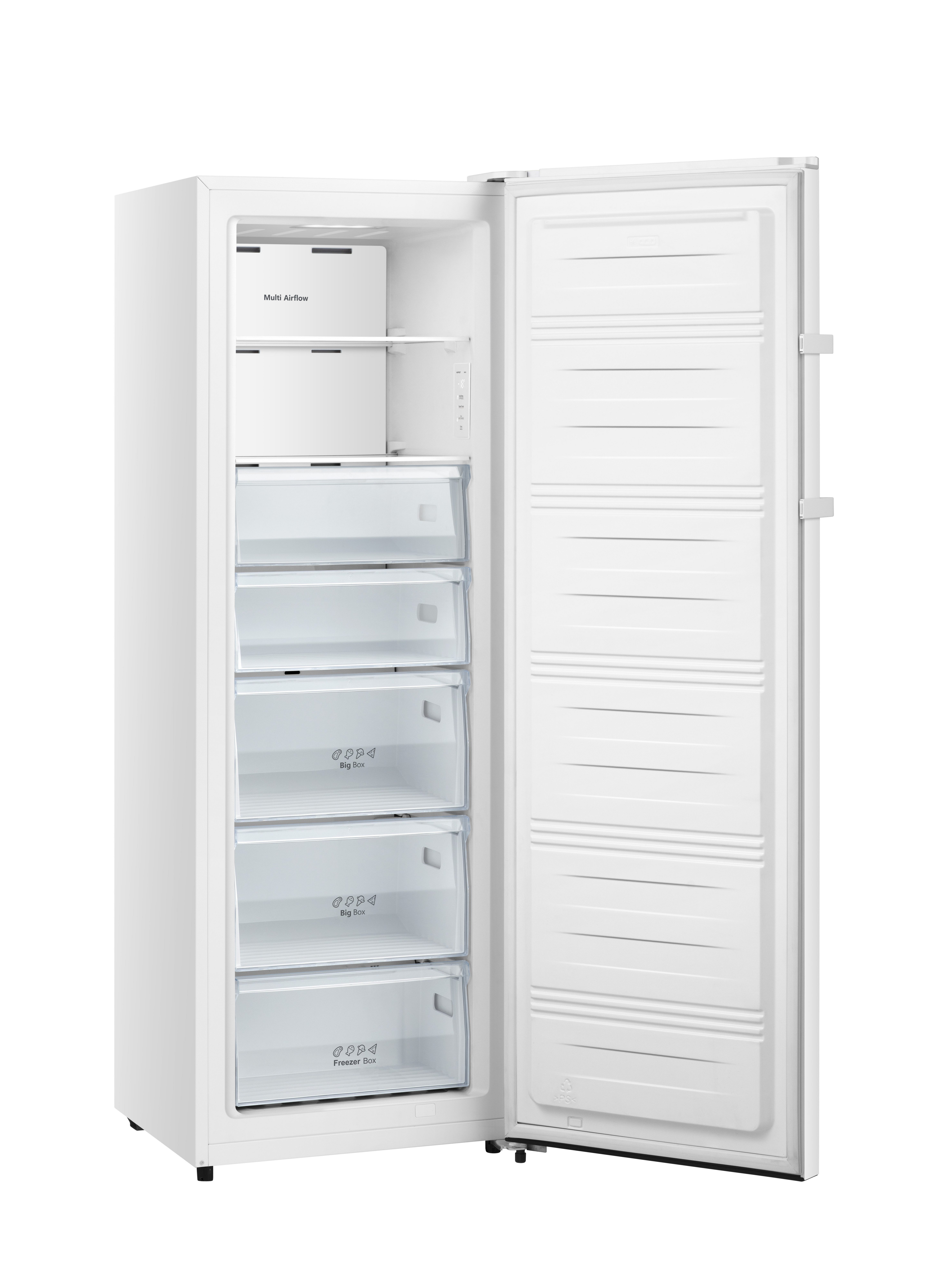 Hisense Gefrierschrank NoFrost FV298N4AWE, 172 cm hoch, 59,5 cm breit, LED Display, Total NoFrost, SuperFreeze Funktion