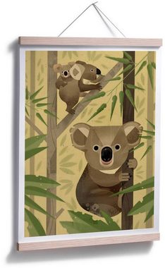 Wall-Art Poster Koala, Tiere (1 St), Poster ohne Bilderrahmen