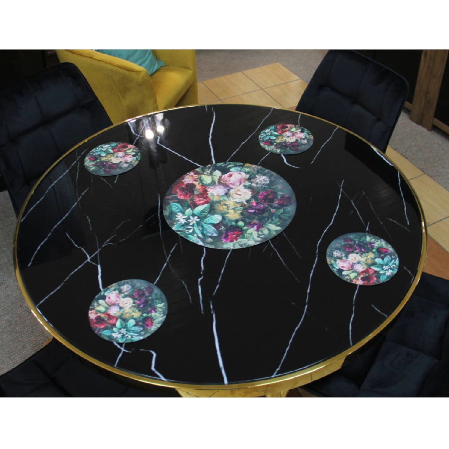 Bertoni Platzset, Set runde Tischuntersetzer 1+4 günstig online kaufen