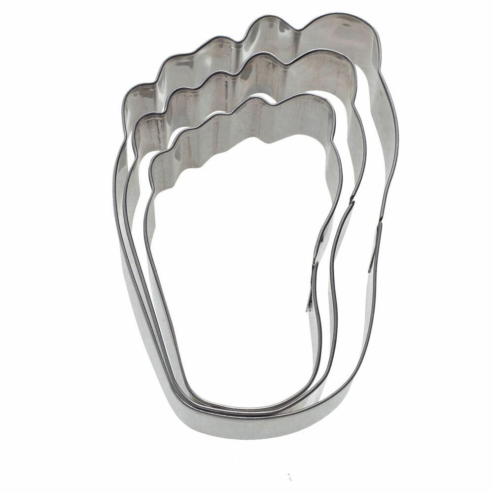 Ausstechform Set, unterschiedliche Größen, rostfreier Edelstahl, Käsefüße