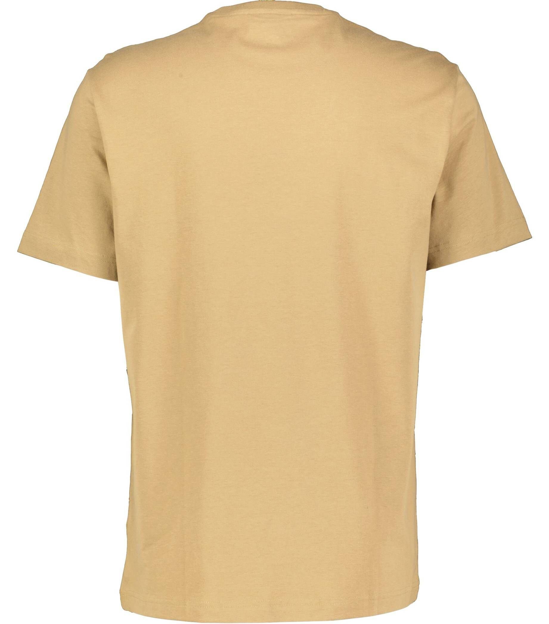 Lacoste T-Shirt Herren (27) beige (1-tlg) T-Shirt