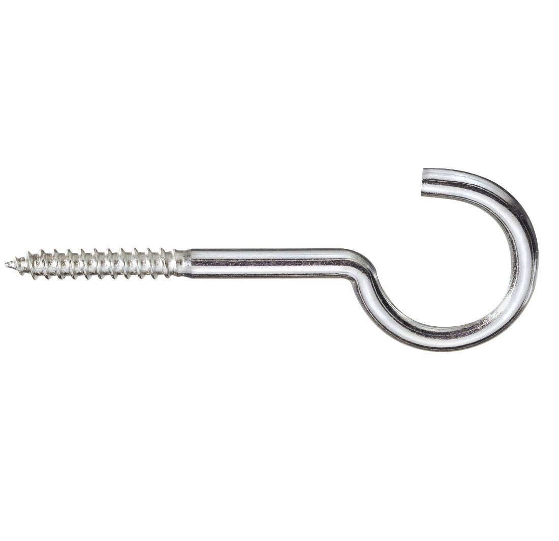 HSI Schrauben-Set HSI Wäscheleinenhaken, Art.15, Eisen, verzinkt, 5,2x 80 mm, 4 STK