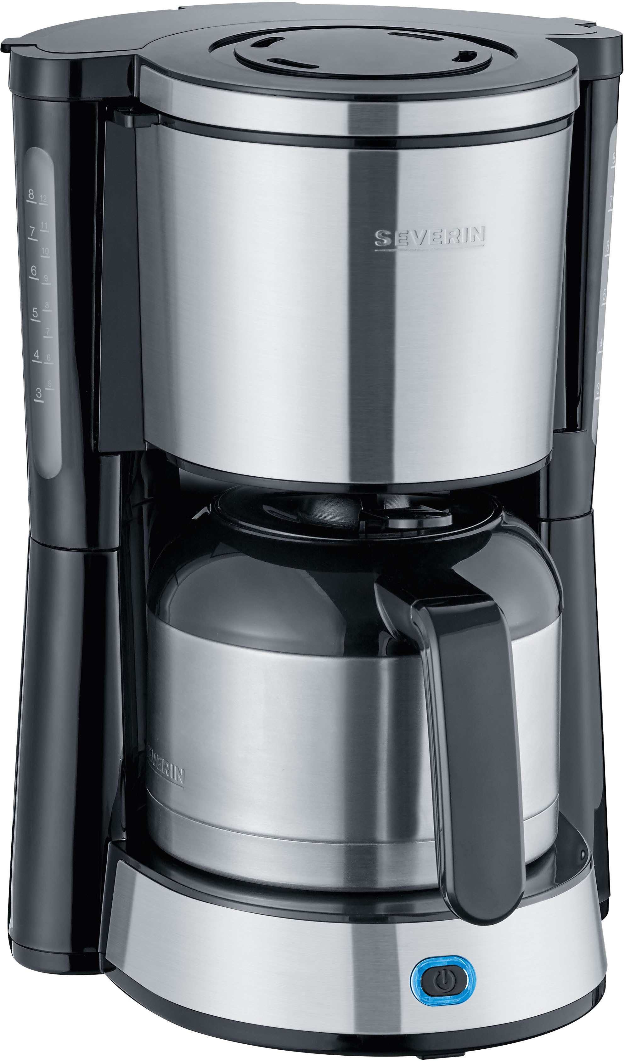 Severin Filterkaffeemaschine KA 4847, 1l Kaffeekanne, Papierfilter 1x4