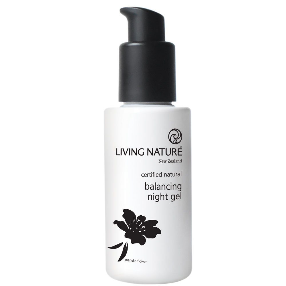 Living Nature Уход за лицом Balancing Night Gel Ausgleichendes Nachtgel, 50 ml