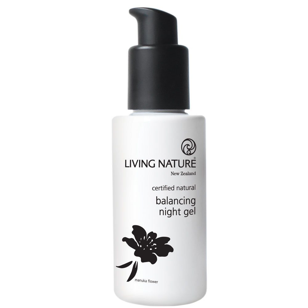 Living Nature 50 ml Night Ausgleichendes Balancing Nachtgel, Nachtcreme Gel