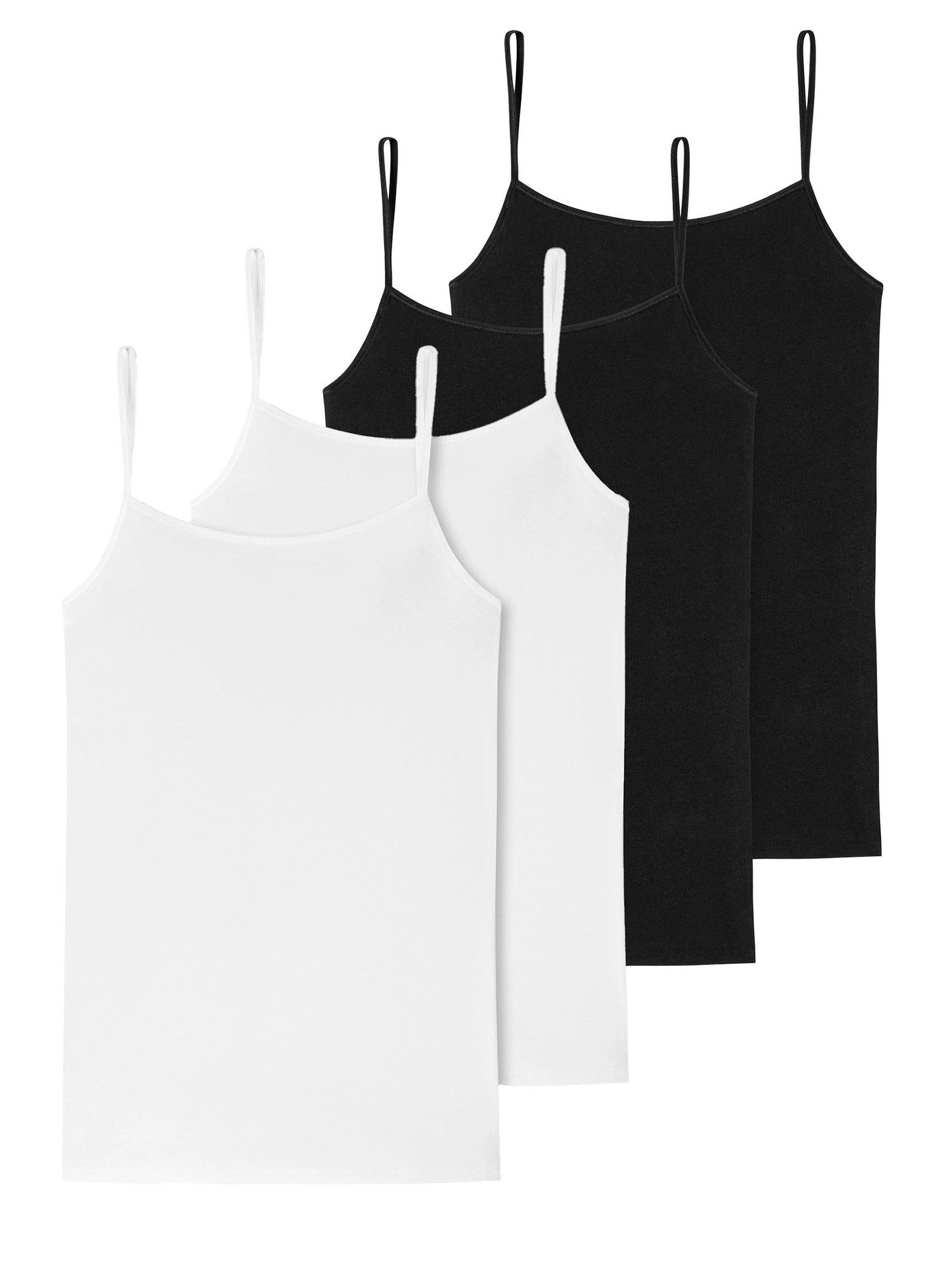 Schiesser Spaghettitop 95/5 Organic Cotton (4-tlg) günstig online kaufen