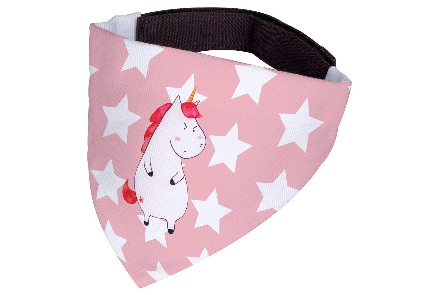 Thumbnail - Mr. & Mrs. Panda Hundefliege Einhorn Wut - Rot Pastell - Geschenk, Hunde, mittel, Hundehalstuch, l, Polyester, Vielseiti...