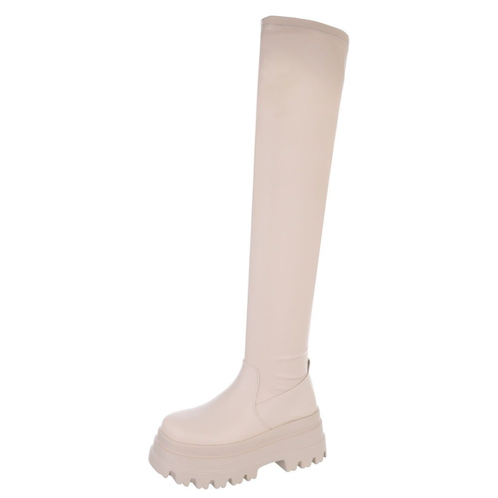 Ital-Design Damen Party & Clubwear Plateaustiefel günstig online kaufen