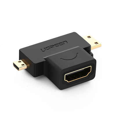 UGREEN Stecker HDMI Typ A (weiblich) auf Mini HDMI (männlich) / micro HDMI HDMI-Adapter