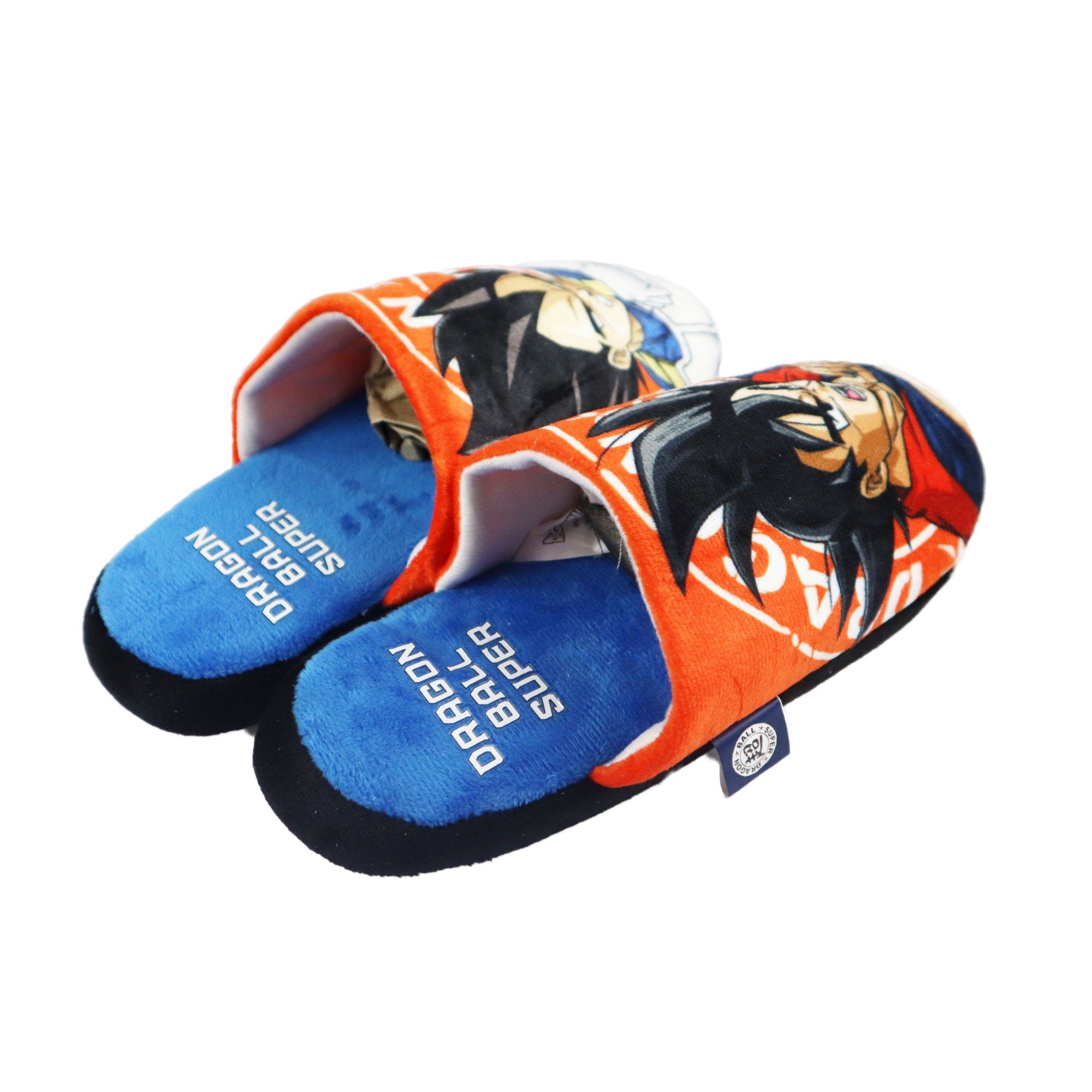 Dragon Ball Dragon Ball Super Jungen Hausschuhe Slipper Schlüpfschuhe Pantoffel Gr. 30 bis 37