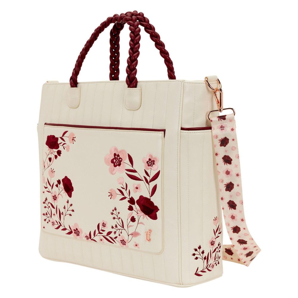 Loungefly Umhängetasche Loungefly Umhängetasche Figural Cream & Red Floral günstig online kaufen
