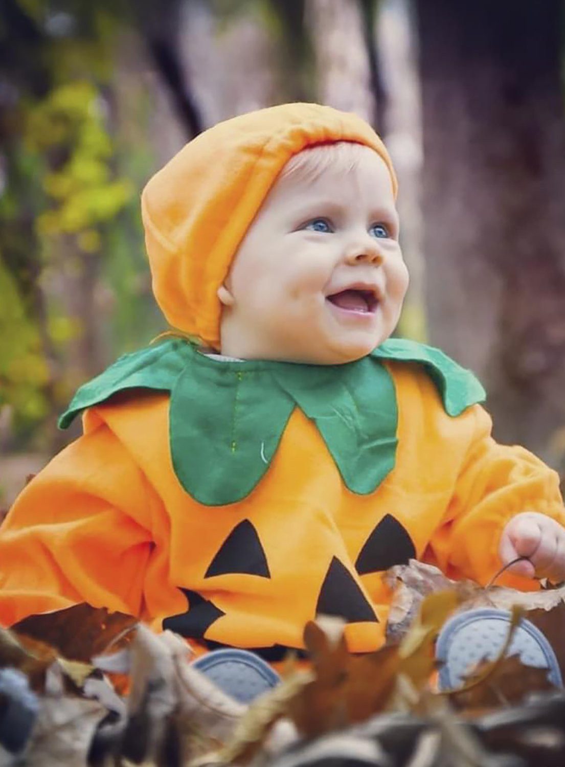 Funidelia Kostüm Kürbis Kostüm für Babys, Der Halloweenkürbis treibt neue Früchte!