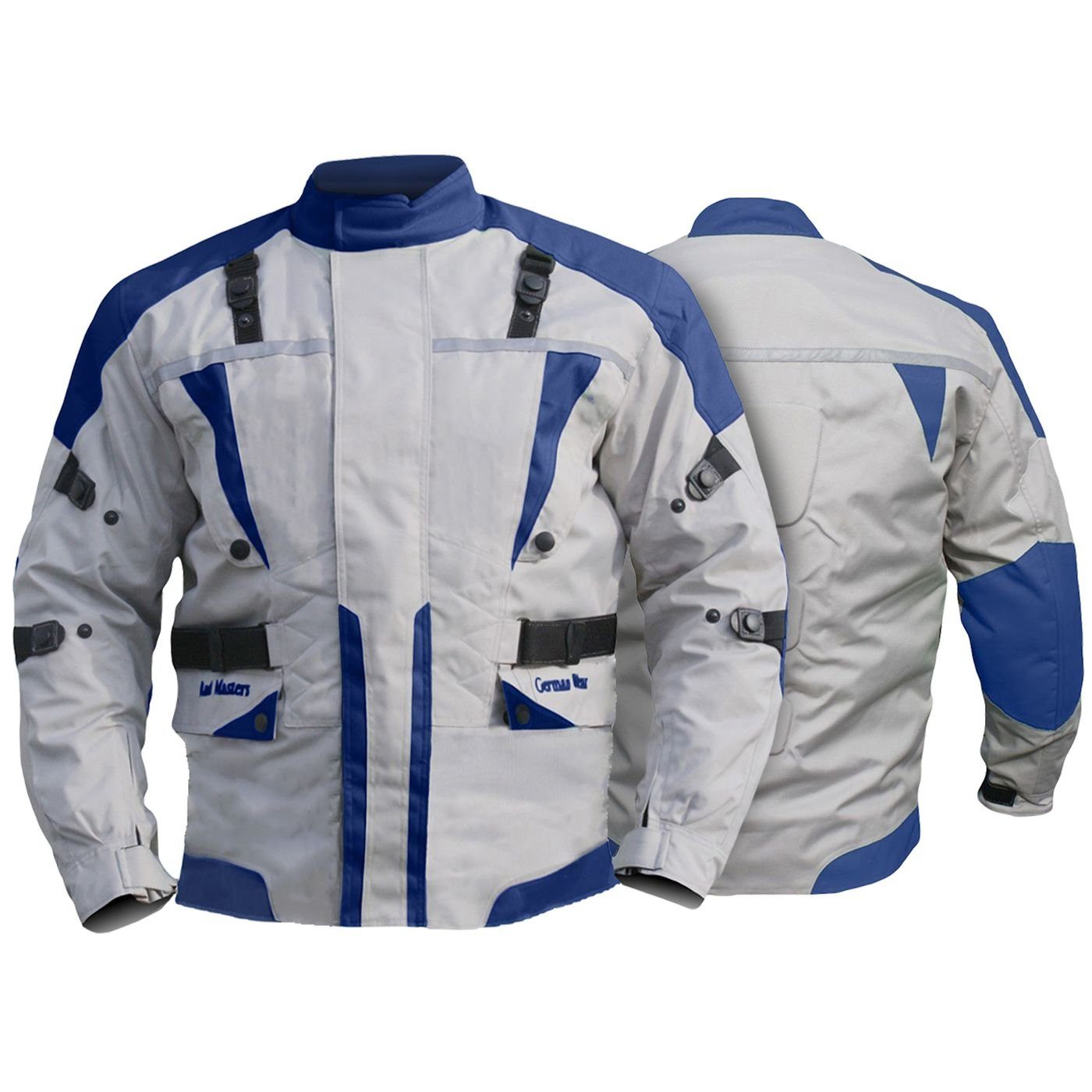 GW309J Motorradjacke Wear Kombigeeignet Textilien Blau jacke German Motorradjacke Jacke
