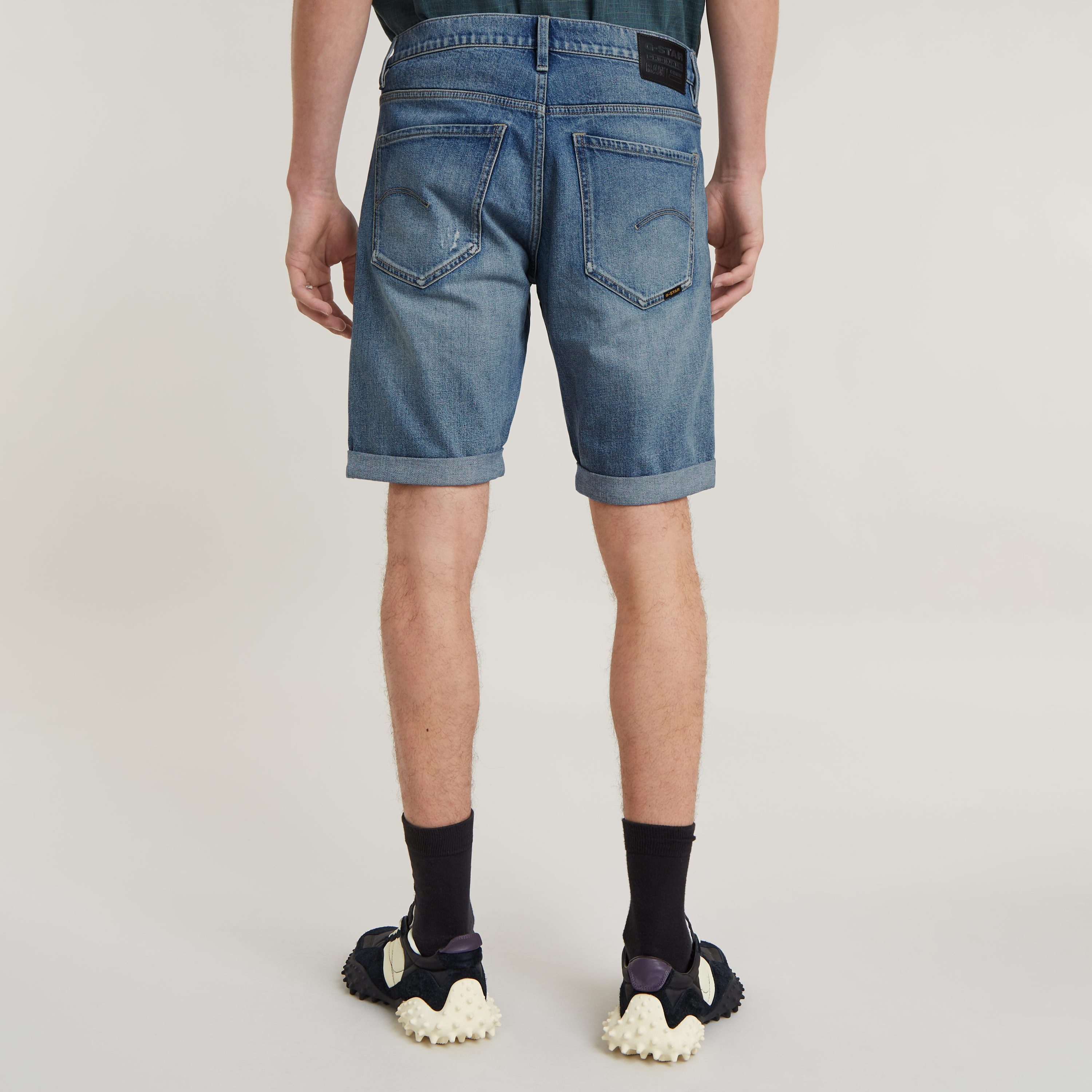 G-STAR Jeansshorts Mosa mit Umschlagsaum günstig online kaufen