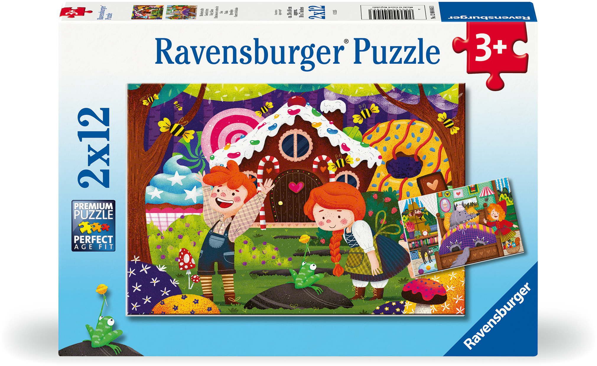 Ravensburger Puzzle 2 x 12 Teile Kinder Puzzle Märchenhafte Geschichten 12004045, Puzzleteile