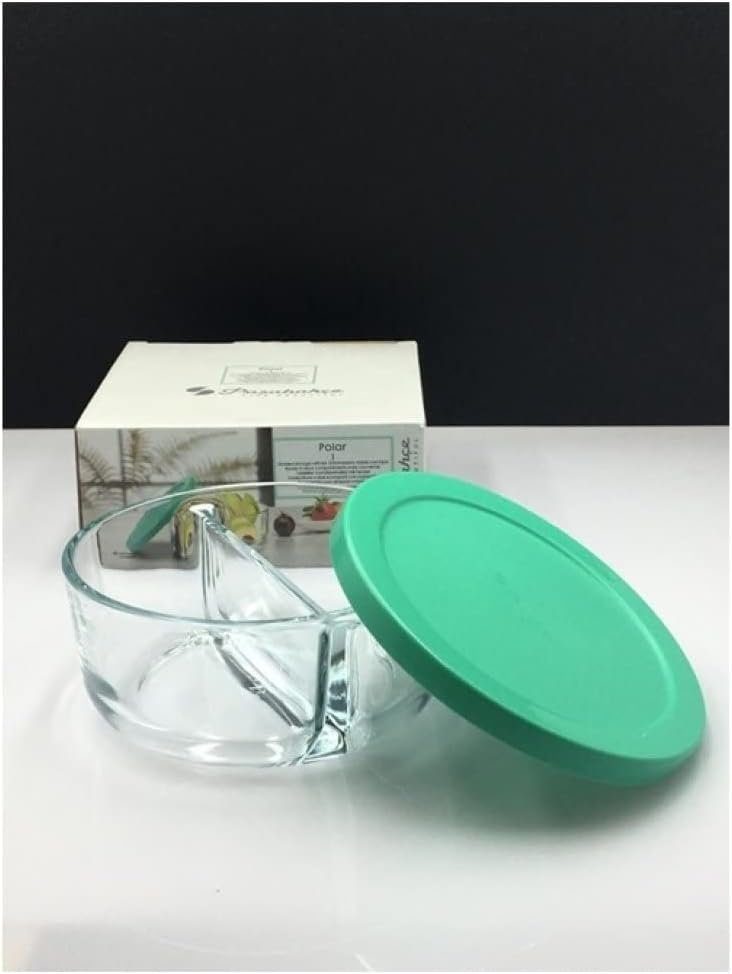 Pasabahce Vorratsdose Fleece Vorratsdose Aufbewahrungsbehälter 785cc transparent grün