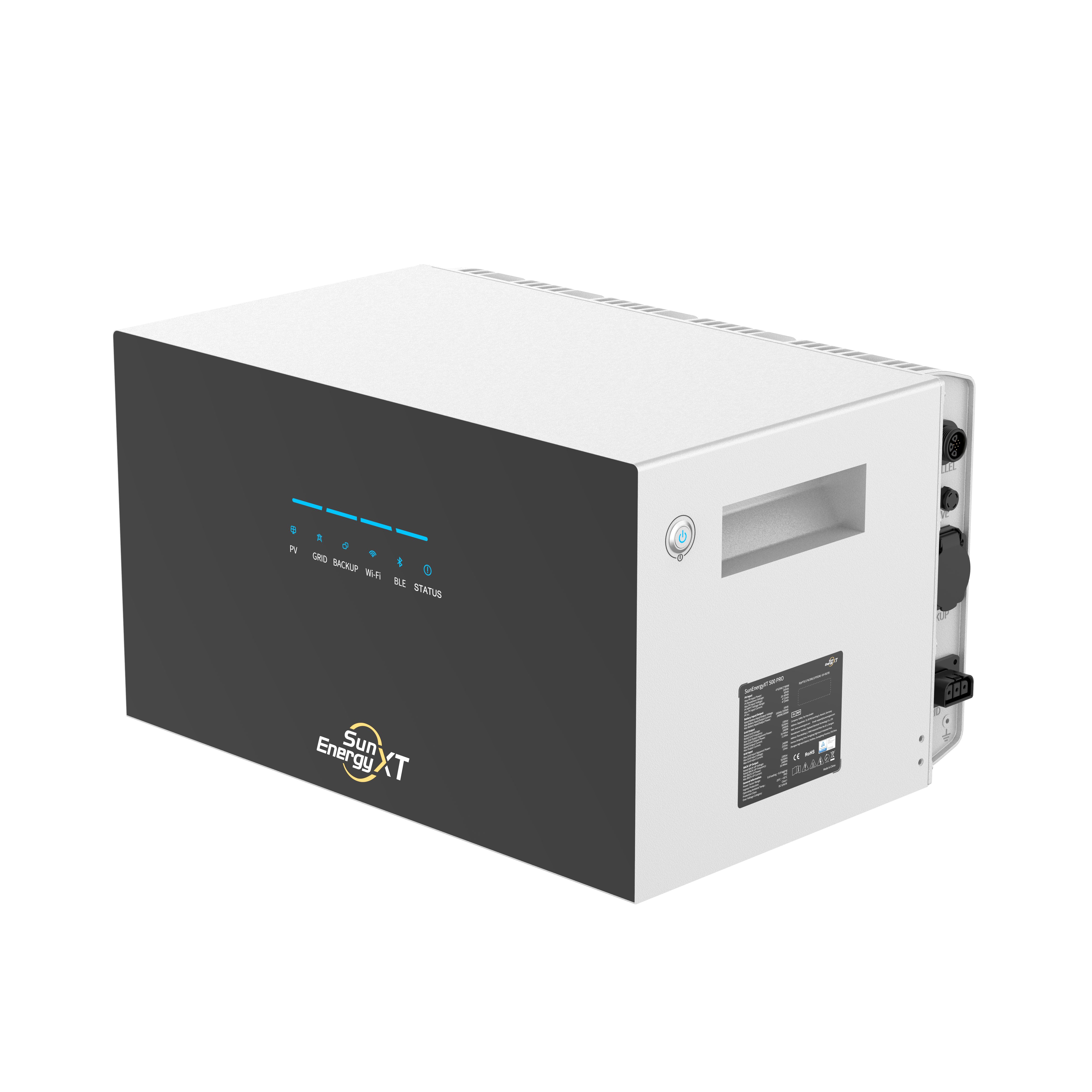 SunEnergy XT Balkonkraftwerk SunEnergyXT 500 PRO 5kWh Speicher 2400W Wechselrichter Notstrom 4 MPPT