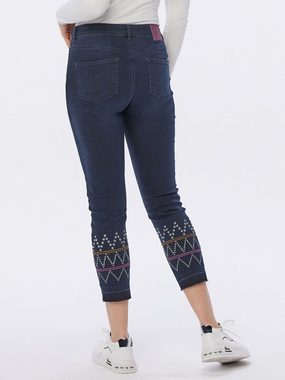 atinka 7/8-Jeans Ankle-Jeans mit Stickerei