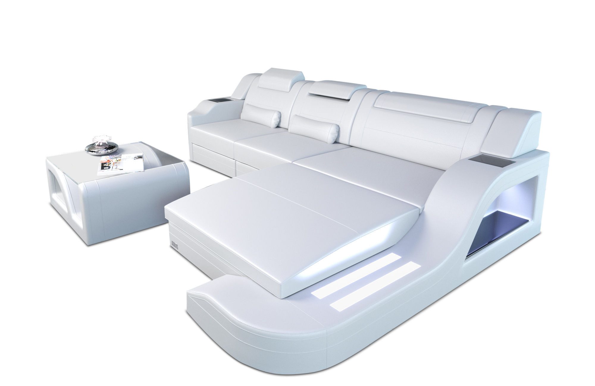 Sofa Dreams Ecksofa Ledersofa Palermo L günstig online kaufen