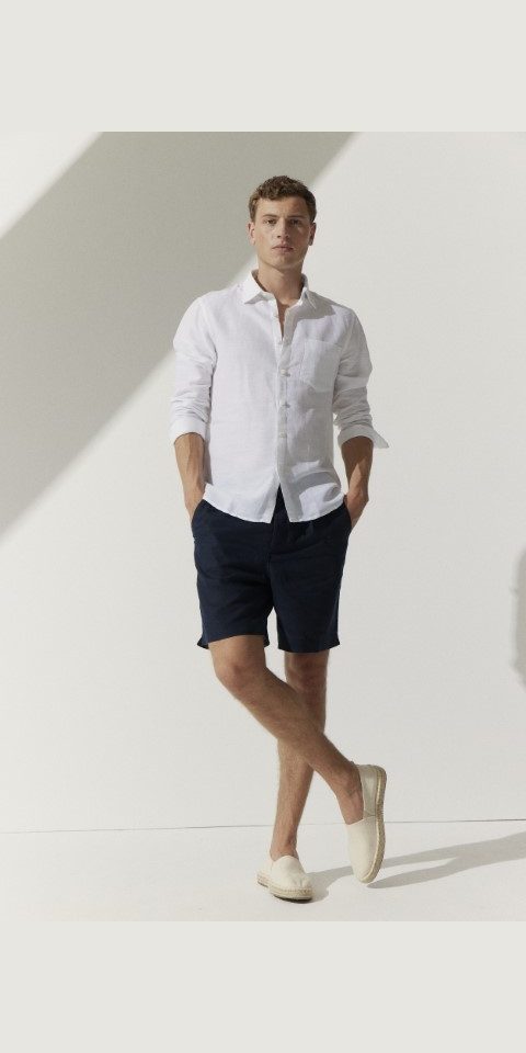 BASEFIELD Langarmhemd He.-Freizeithemd 1/1 Arm