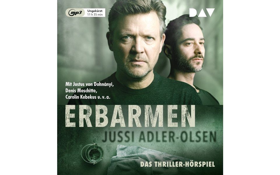 Hörspiel-CD Erbarmen - Carl Mørck, Sonderdezernat Q, Fall 1, 1 Audio-CD, 1 MP3