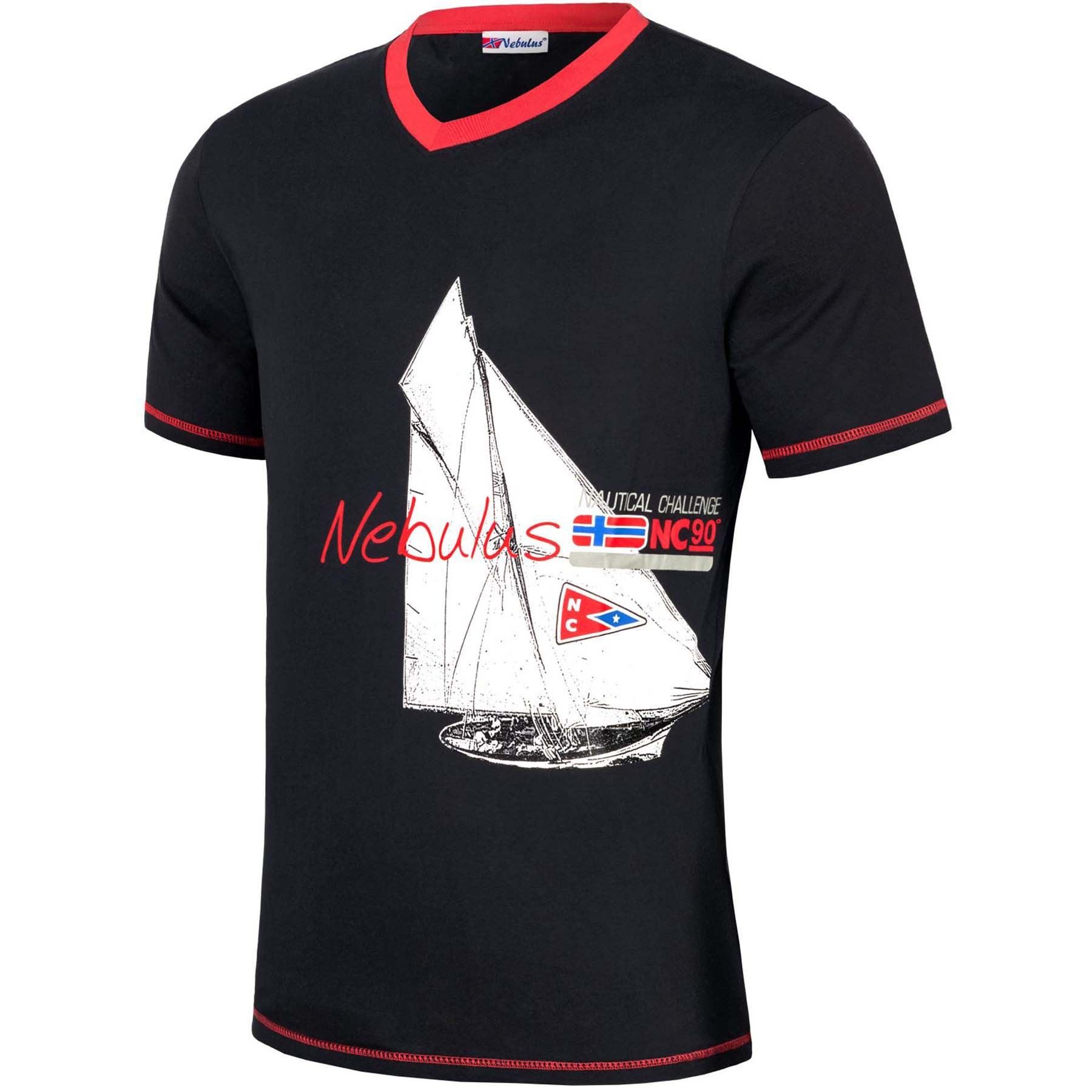 Nebulus T-Shirt AHOI, Q2138 - Herren, schwarz, XXL
