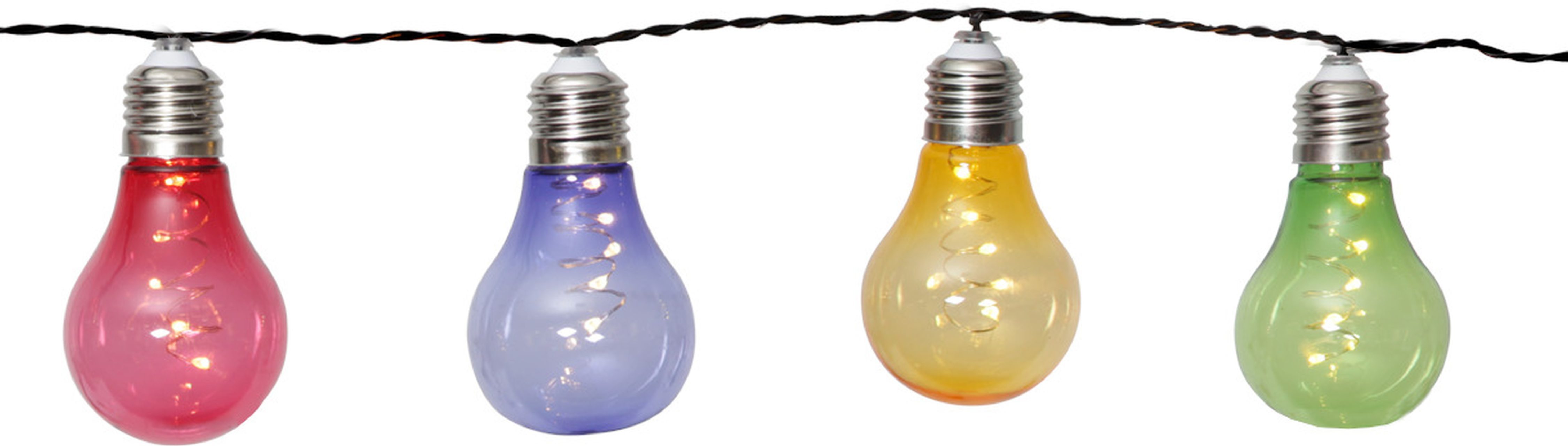 STAR TRADING LED-Lichterkette Glow, 10-flammig, Kunststoff, ca.1,8 m Länge, Solarpanel, Akku, outdoor, Vierfarb-Karton