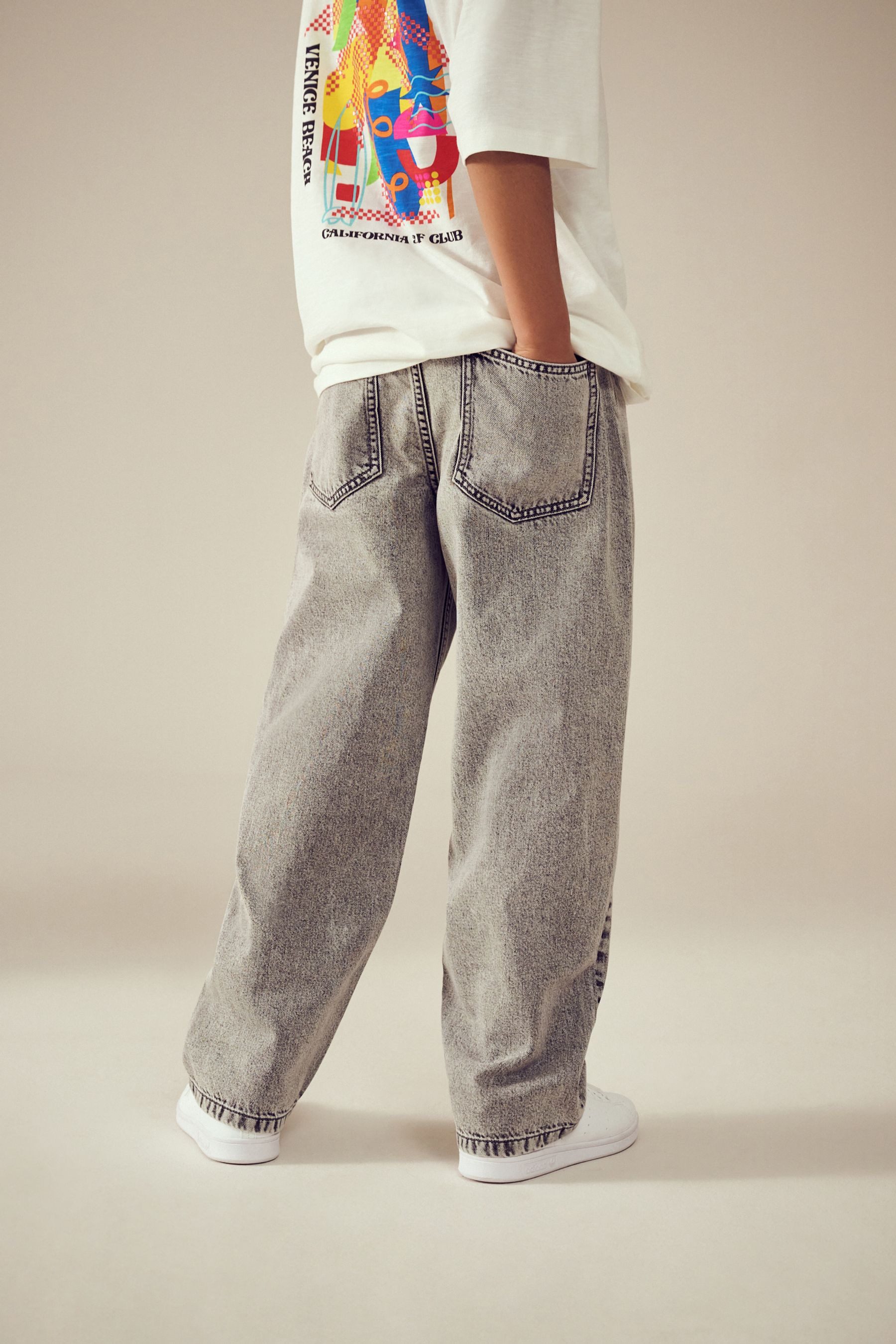 Next Weite Jeans Authentische Denim-Jeans, weite günstig online kaufen