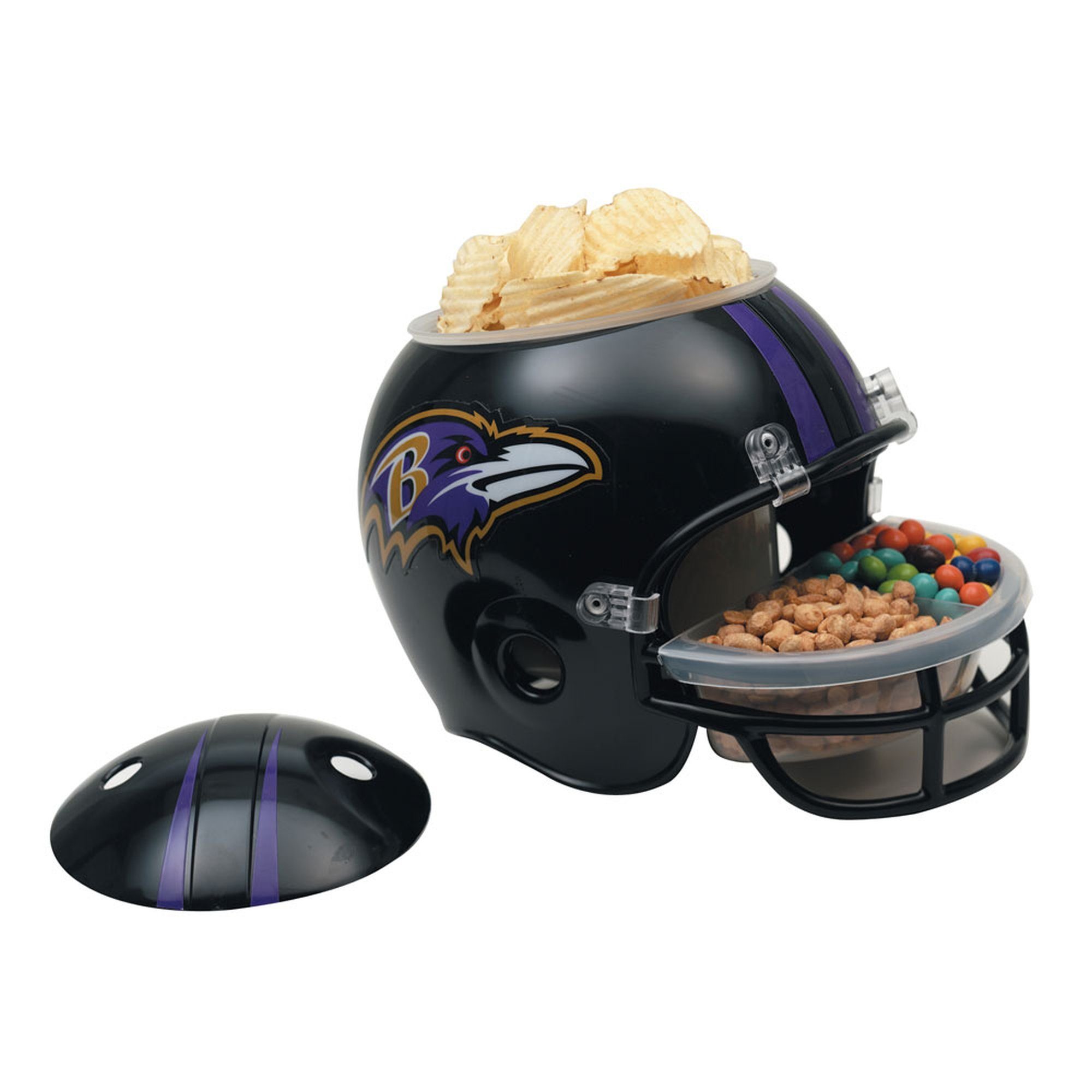 Baltimore Ravens Snackschale Snack Kunststoff, Größe Helm, original