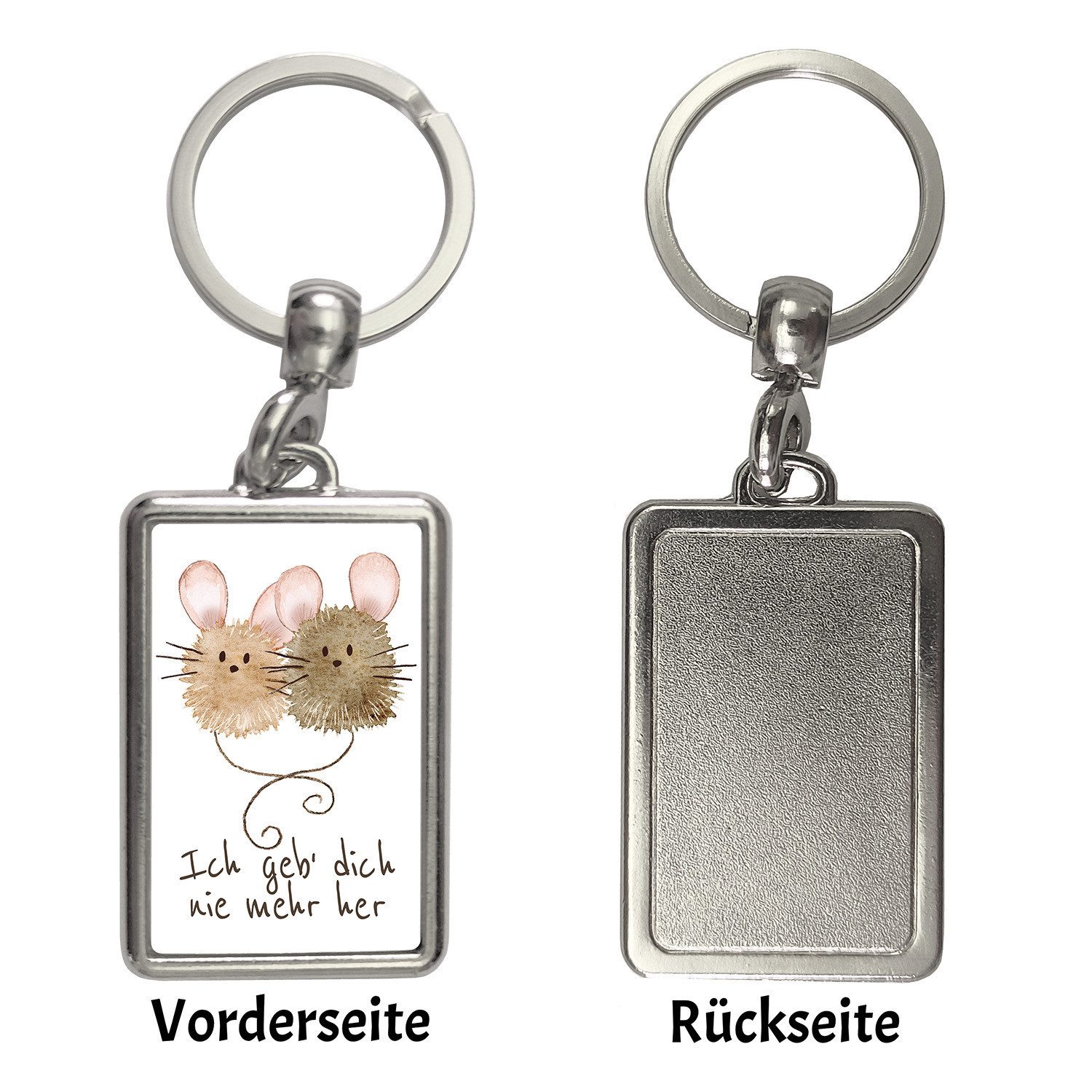 speecheese Schlüsselanhänger Mäuse Schlüsselanhänger mit Spruch günstig online kaufen