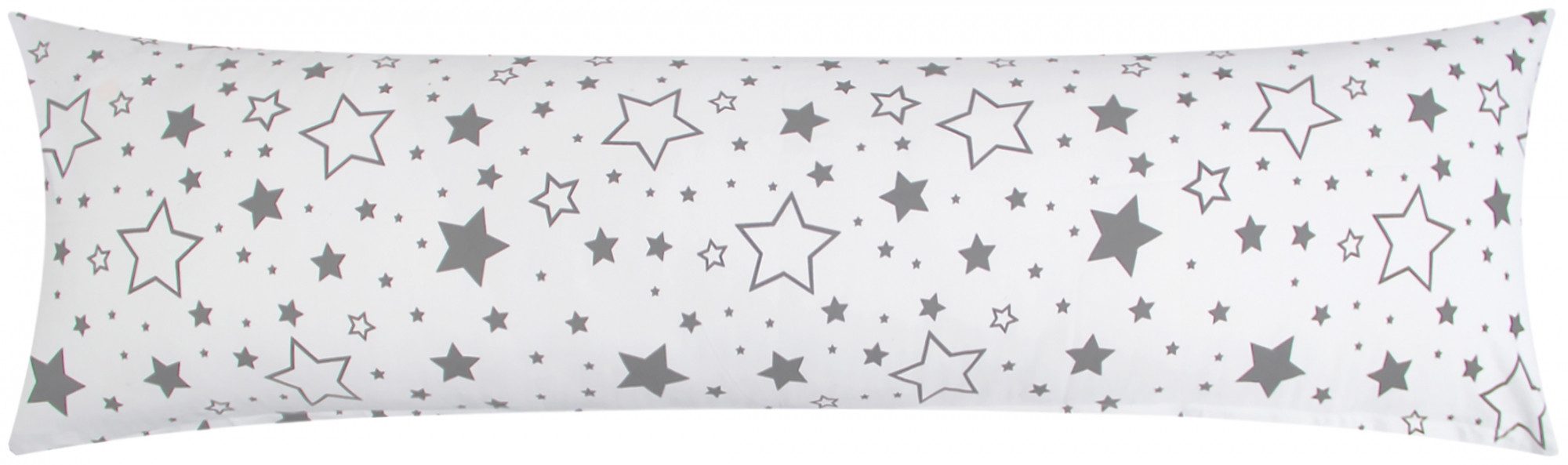 Heubergshop Seitenschläferkissenbezug, (1 Stück), 40x145cm Sterne Schwarz 1 günstig online kaufen