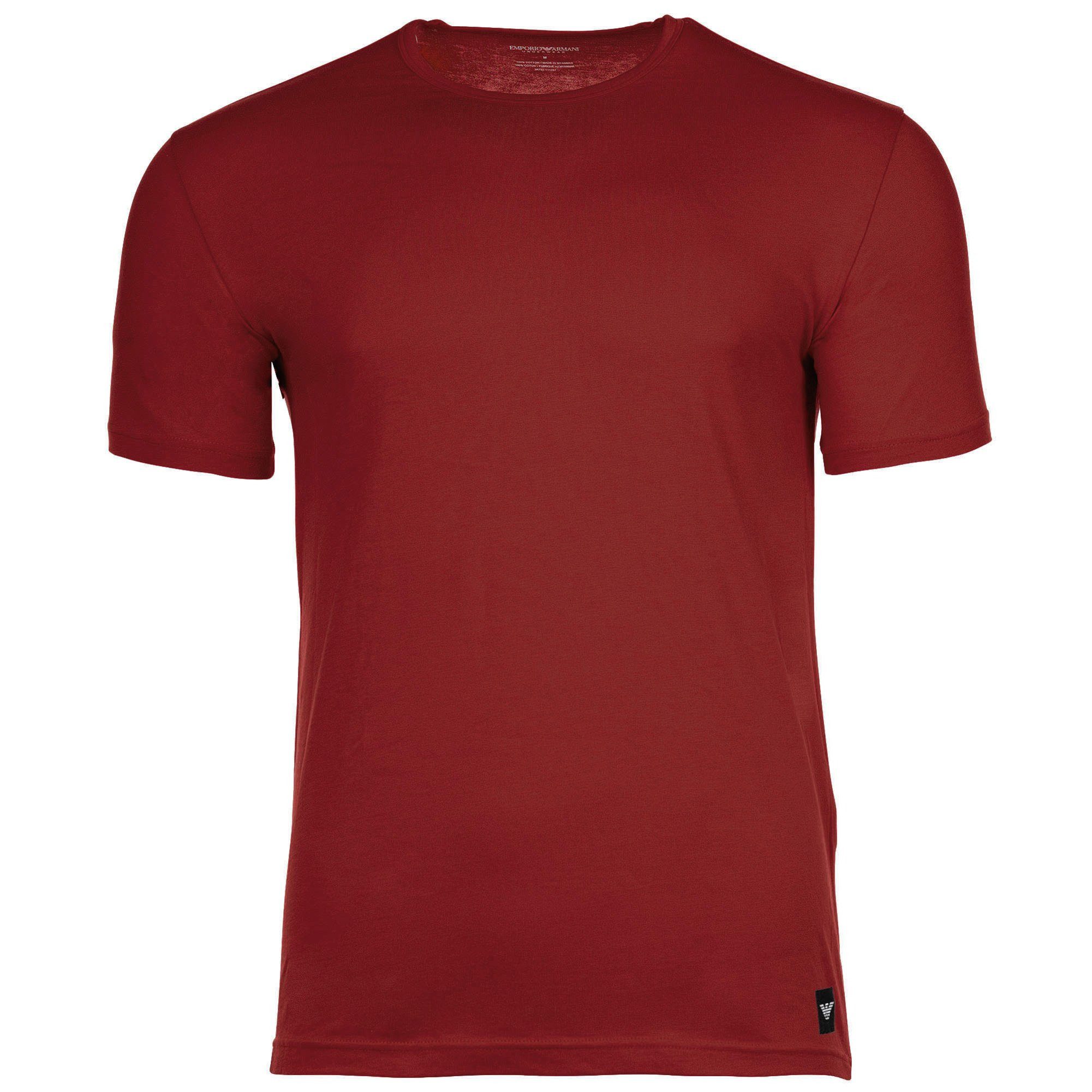 Emporio Armani T-Shirt Herren T-Shirt 2er Pack Baumwolle (Packung, 2er Pack)