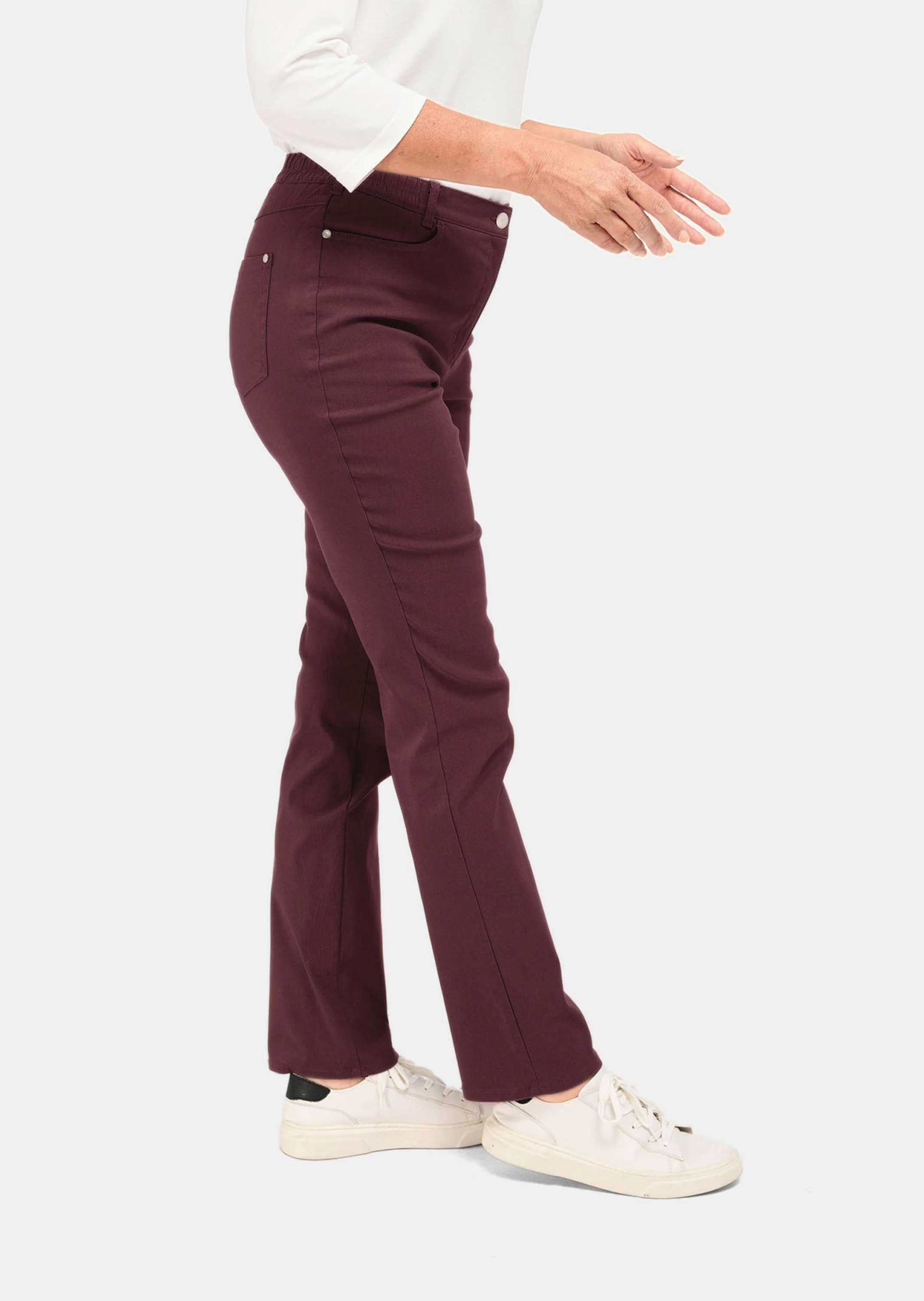 GOLDNER Stoffhose Kurzgröße: Perfekte Super-Stretch-Hose CARLA