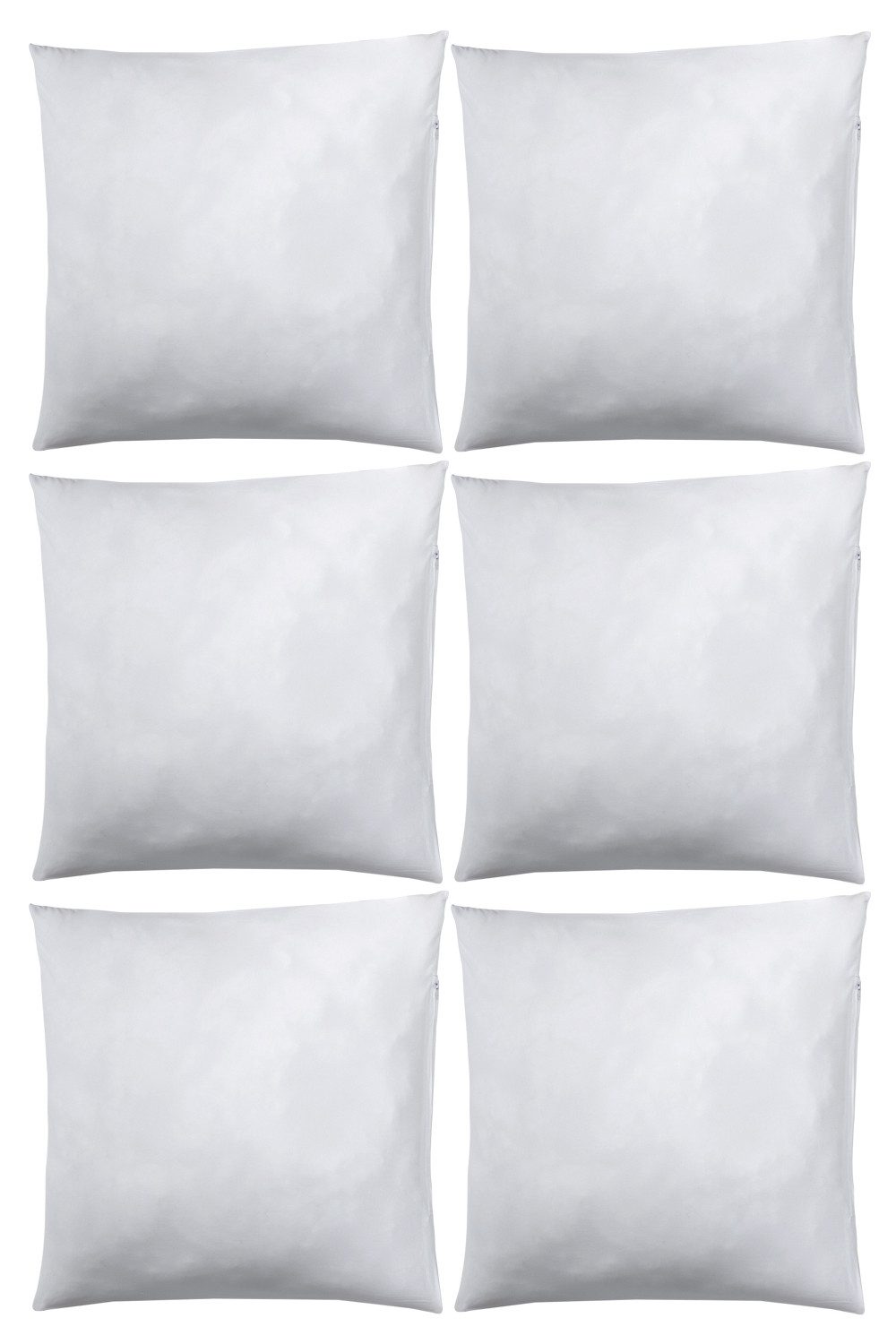 Sun Garden Подушкиfüllung IMKA, 6er Set, 40x40 cm, Weiß, Füllung Hohlfasern, Polyesterbezug
