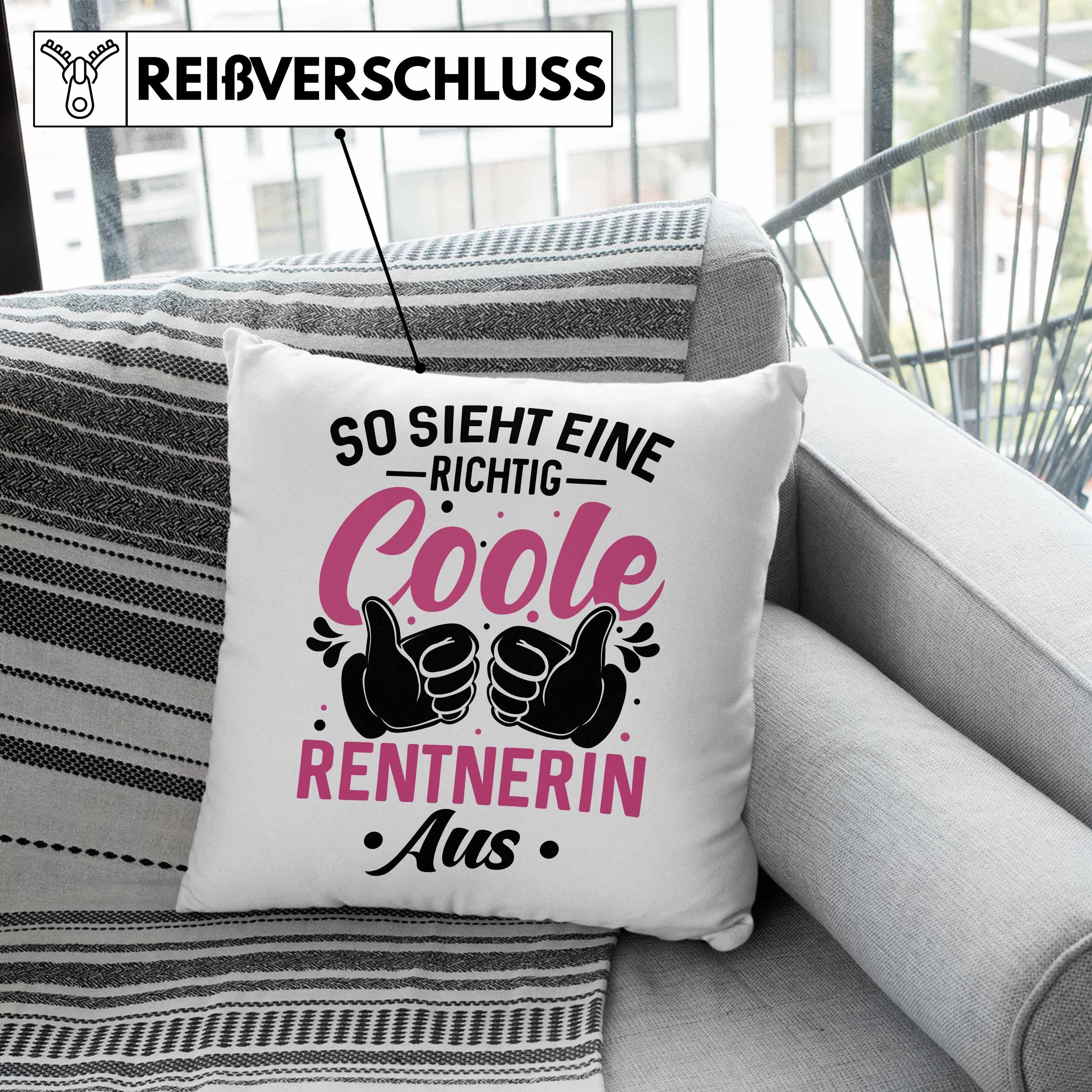 Trendation Trendation Kollegin Rosa - Geschenk Kissen Dekokissen Renteneintritt